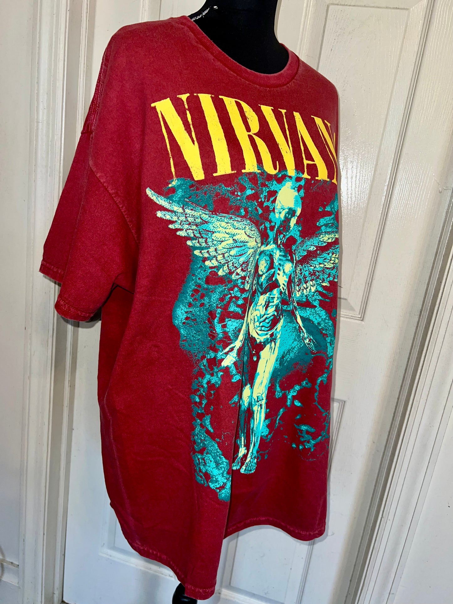 Nirvana Oversized Distressed Tee