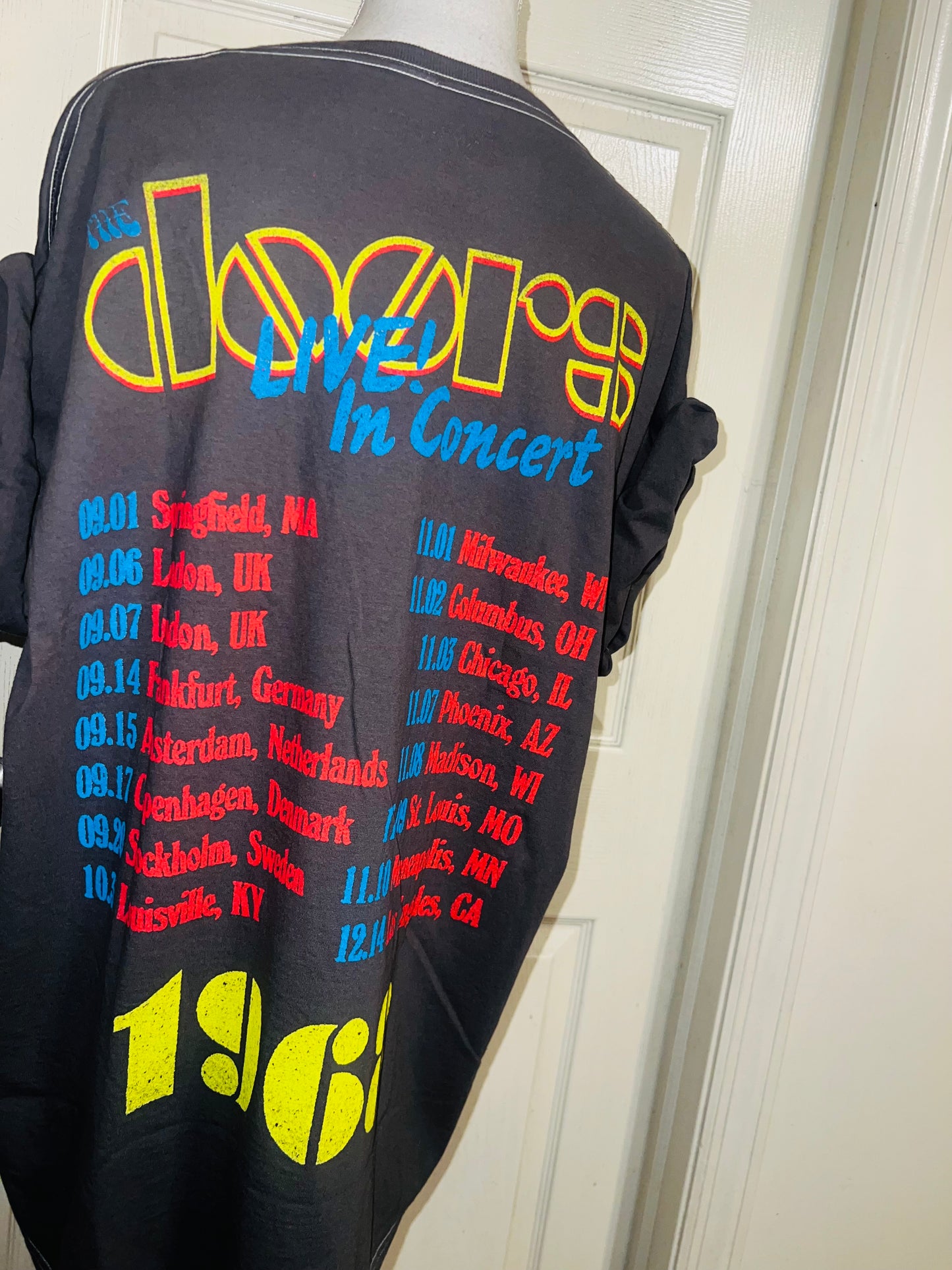 The Doors Double Sided Oversized Distressed Tee