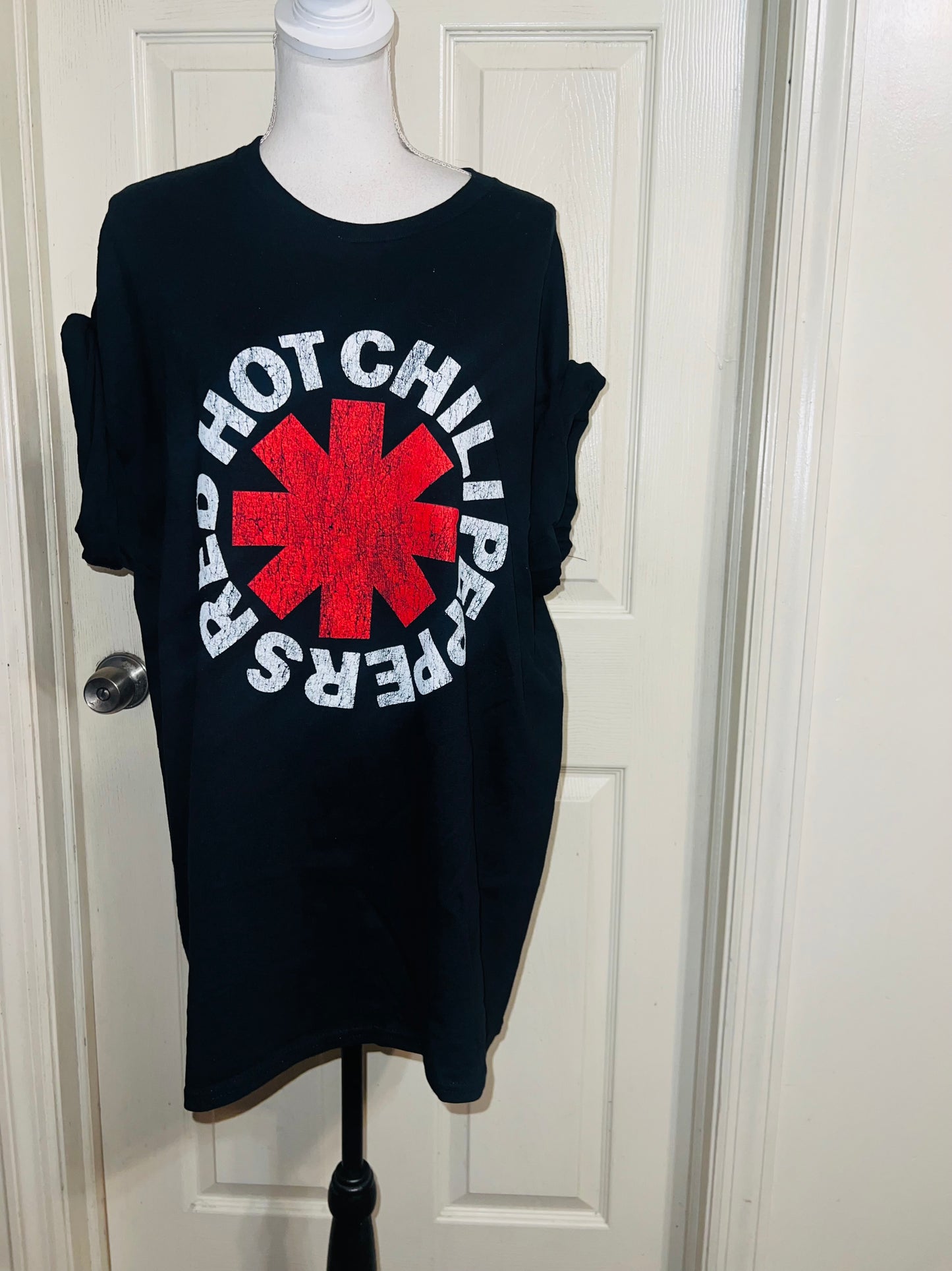 Red Hot Chili Peppers Oversized Distressed Tee