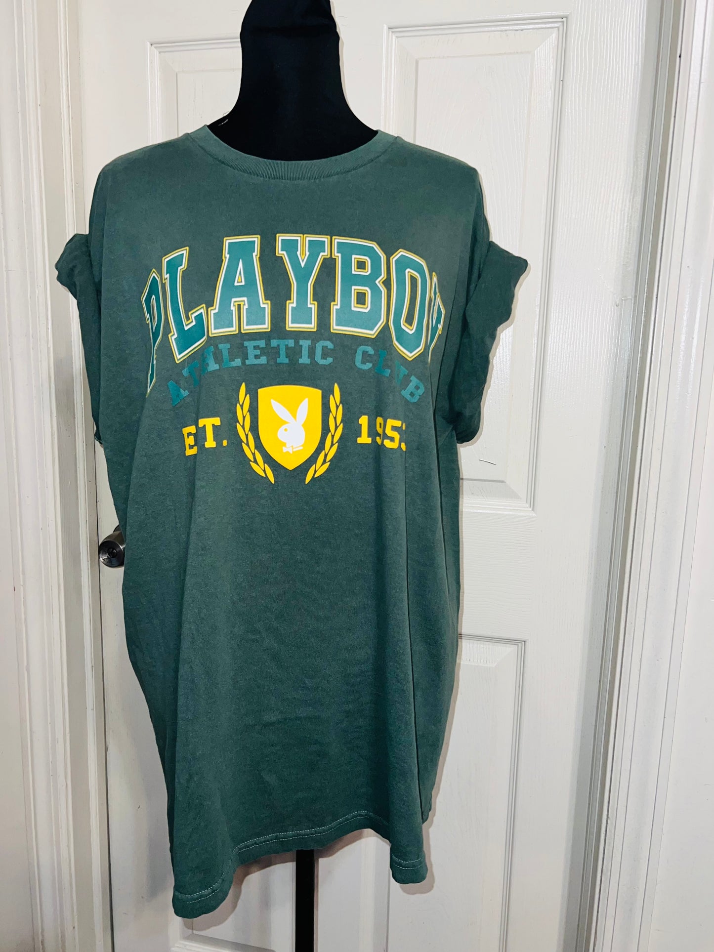 Playboy Oversized Distressed Tee