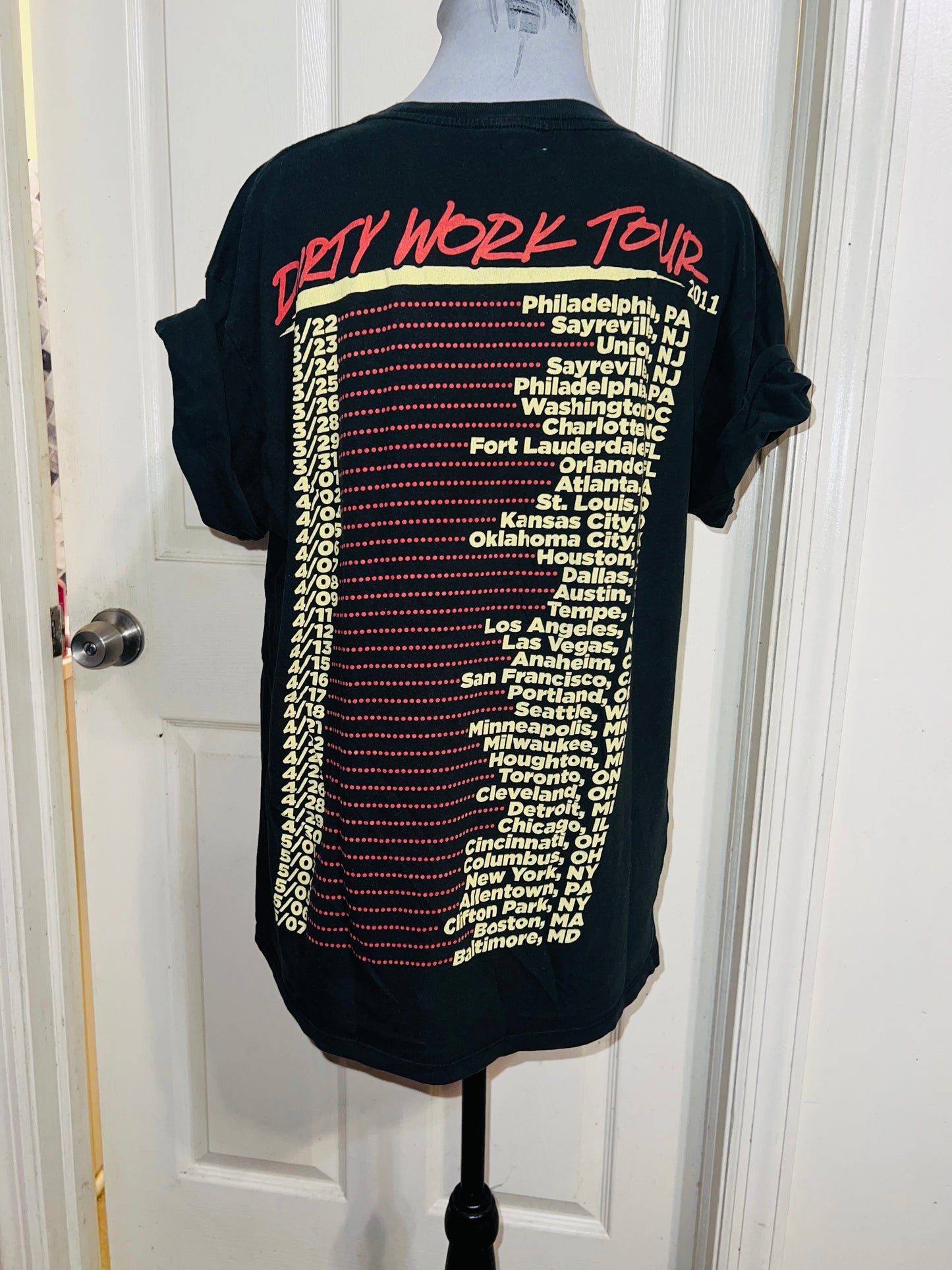 All Time Low Vintage Oversized Double Sided Tee