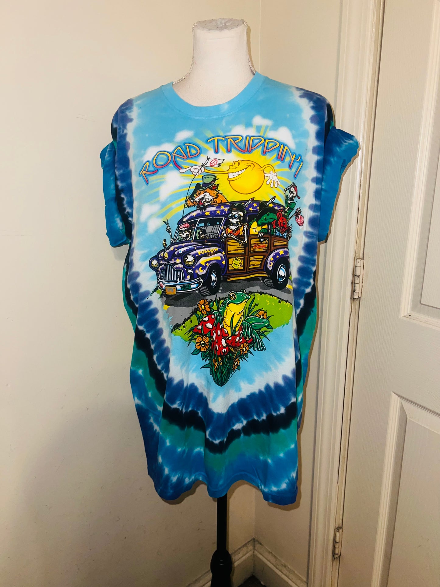 Grateful Dead Road Trippin’ Double Sided Distressed Tee