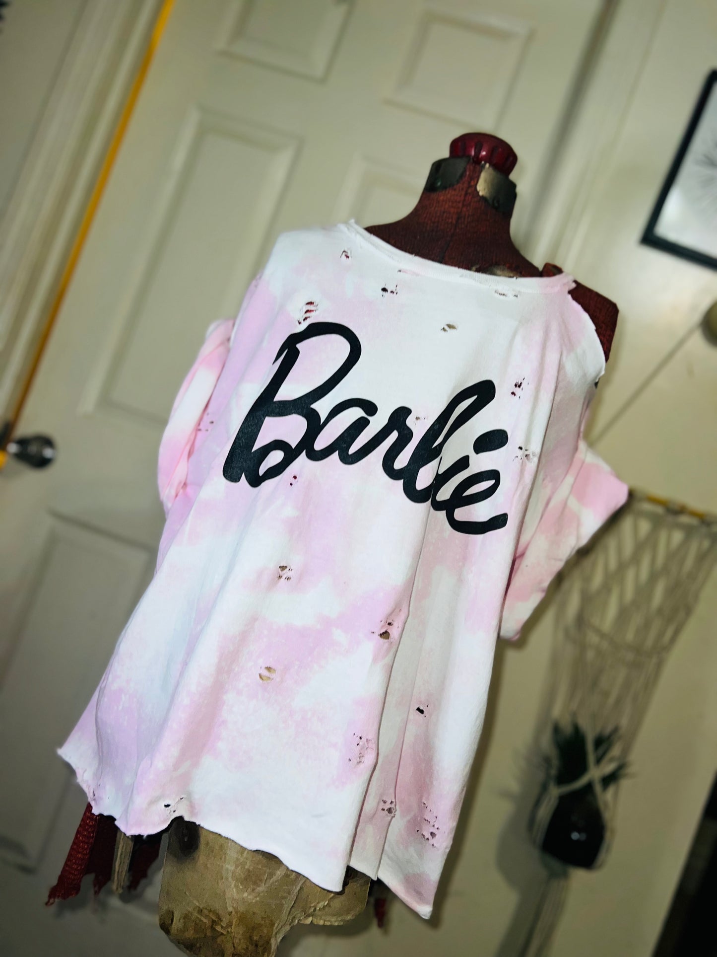 Barbie Oversized Distressed Tee