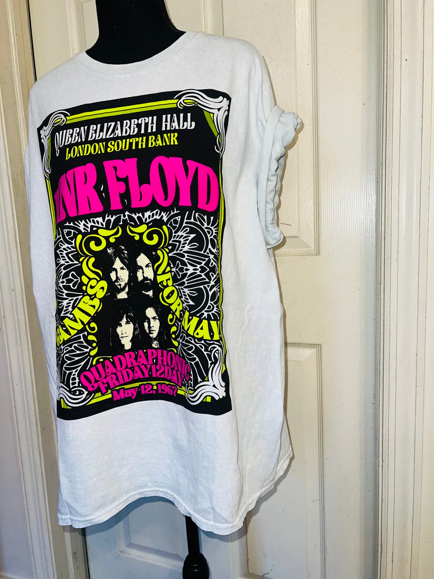 Pink Floyd Oversized Distressed Tee