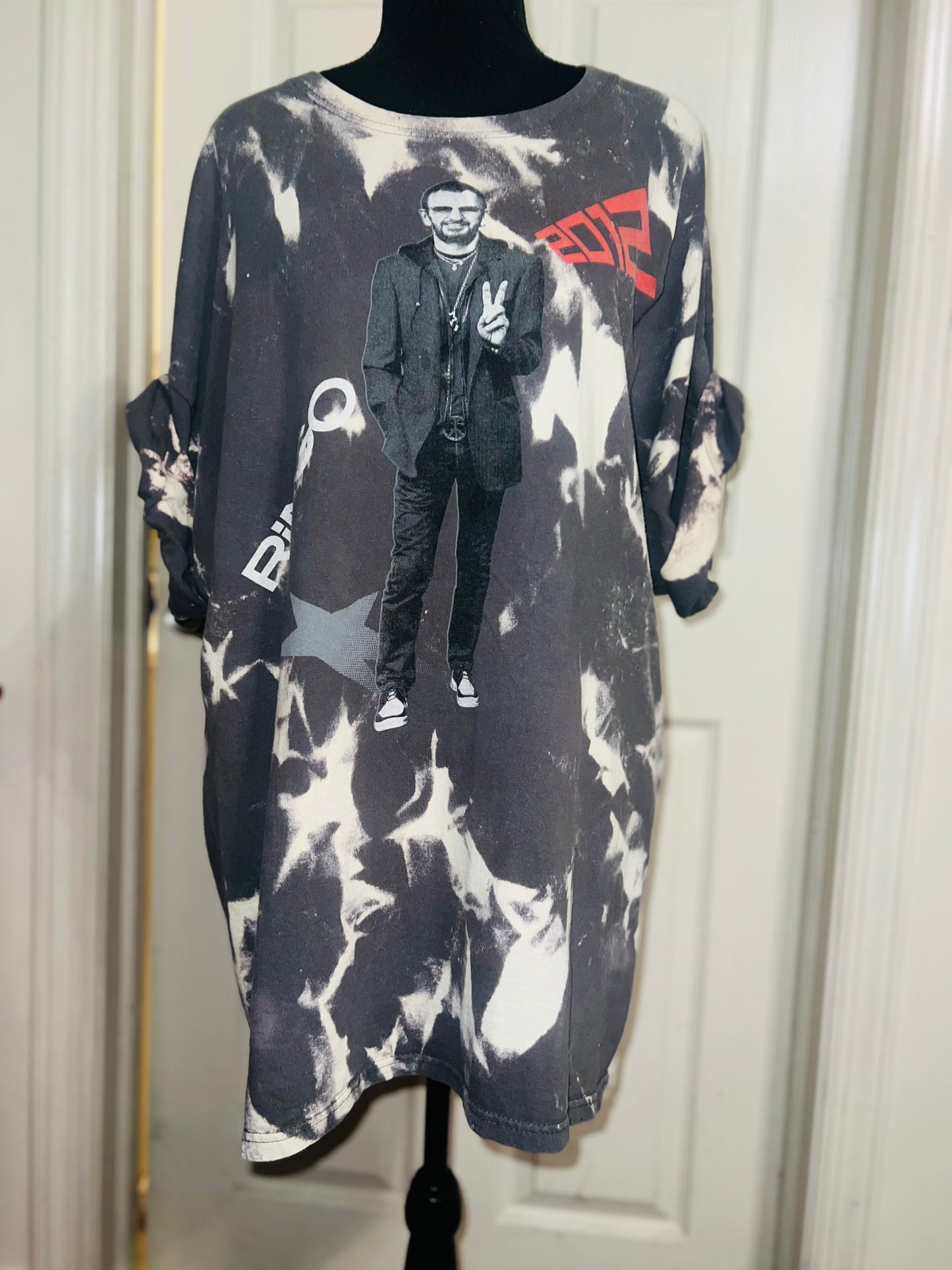 Bleached Ringo Starr Vintage Double Sided Tee