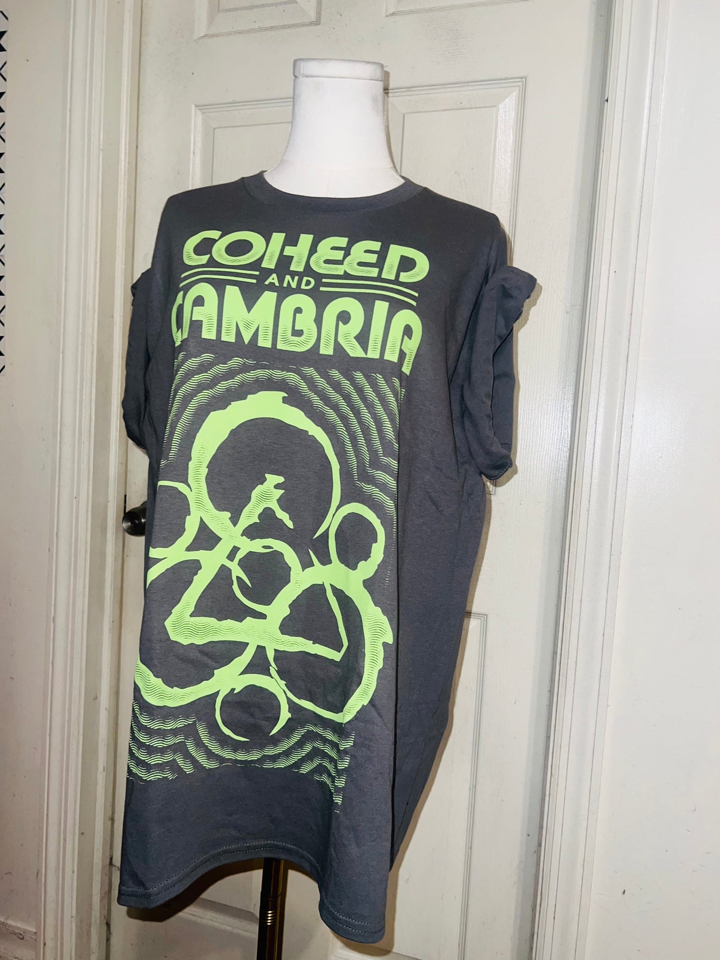 Coheed & Cambria Oversized Distressed Tee