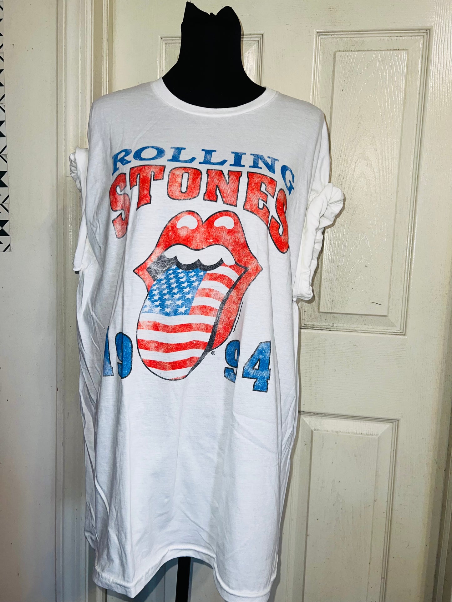 The Rolling Stones Oversized Distressed Tee