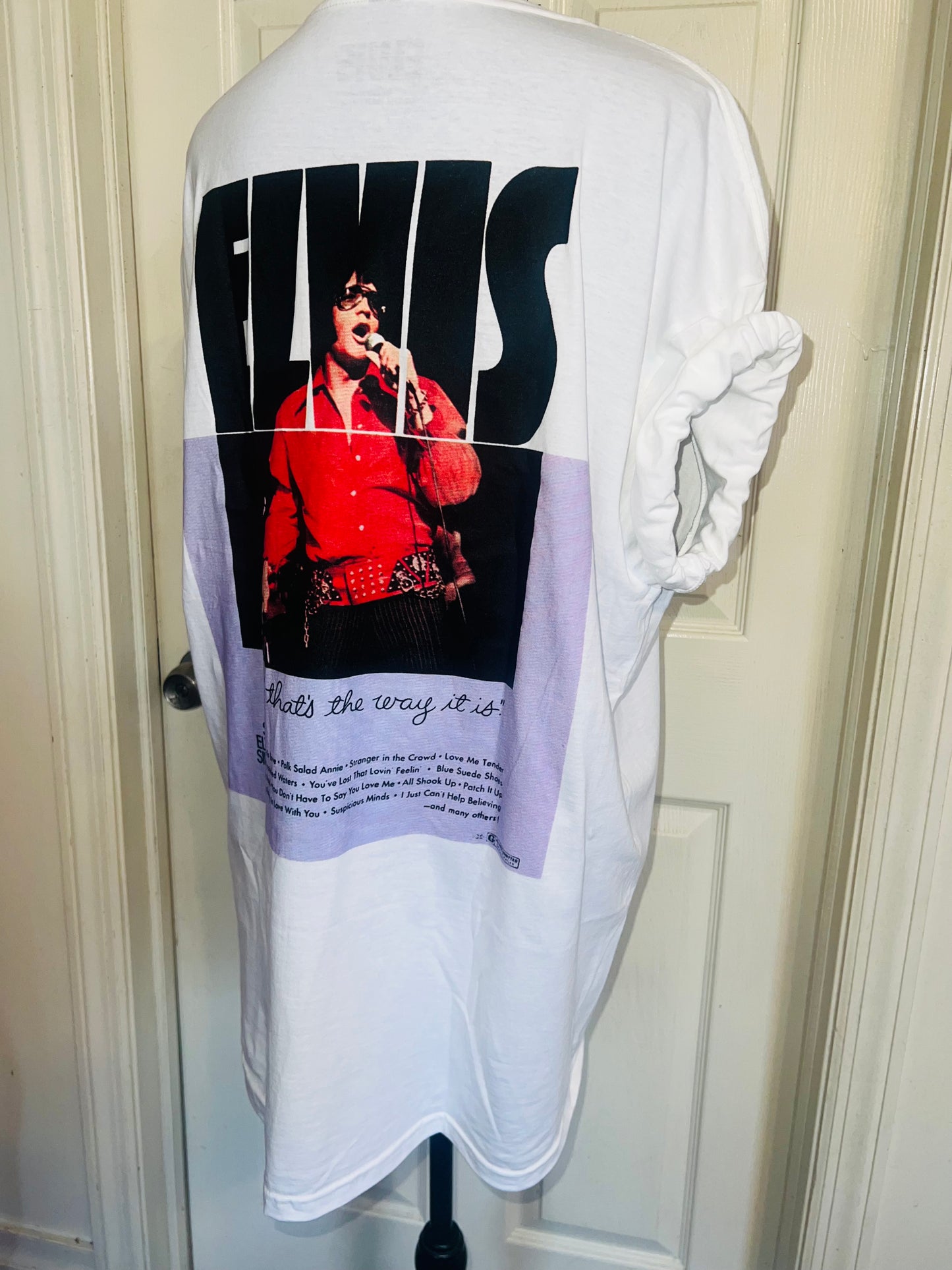 Elvis Double Sided Oversized Distressed Tee