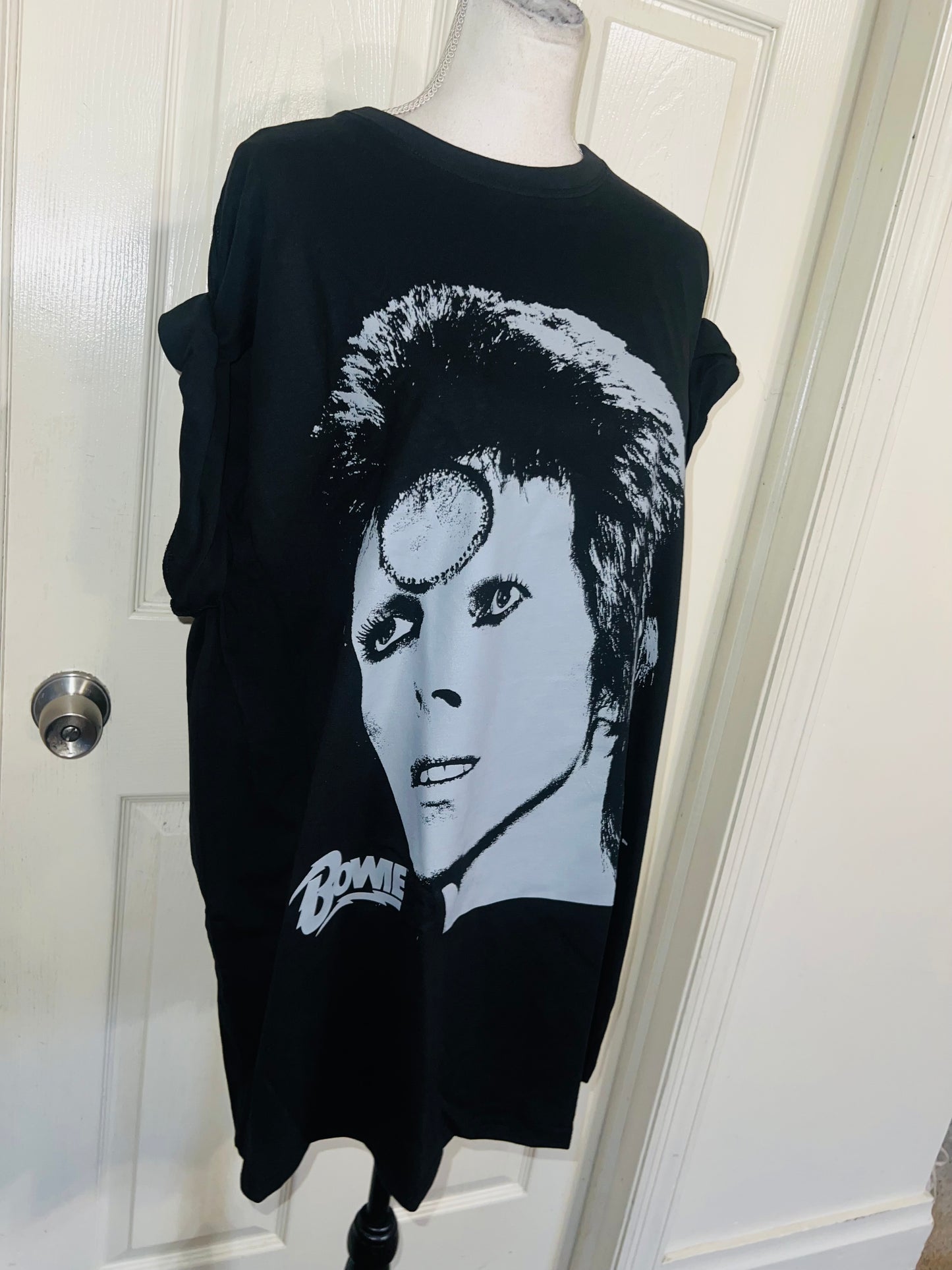 David Bowie Oversized Distressed Tee