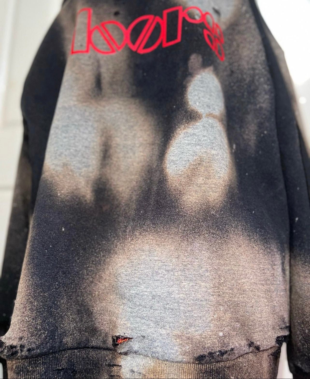 The Doors Oversized Distressed Sweatshirt