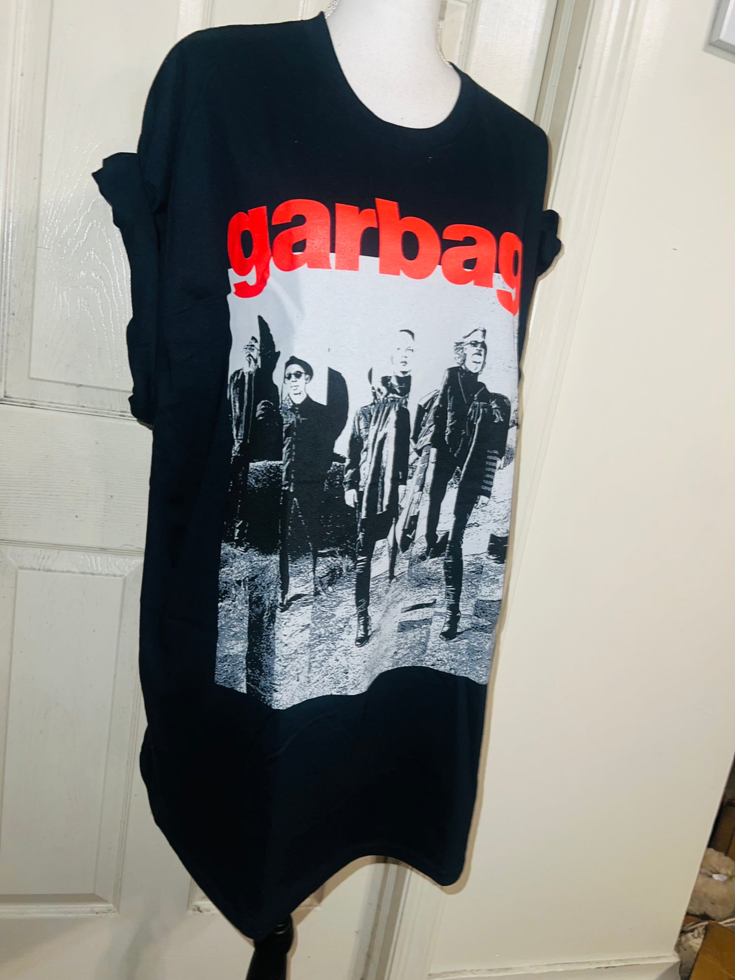 Garbage Oversized Distressed Tee