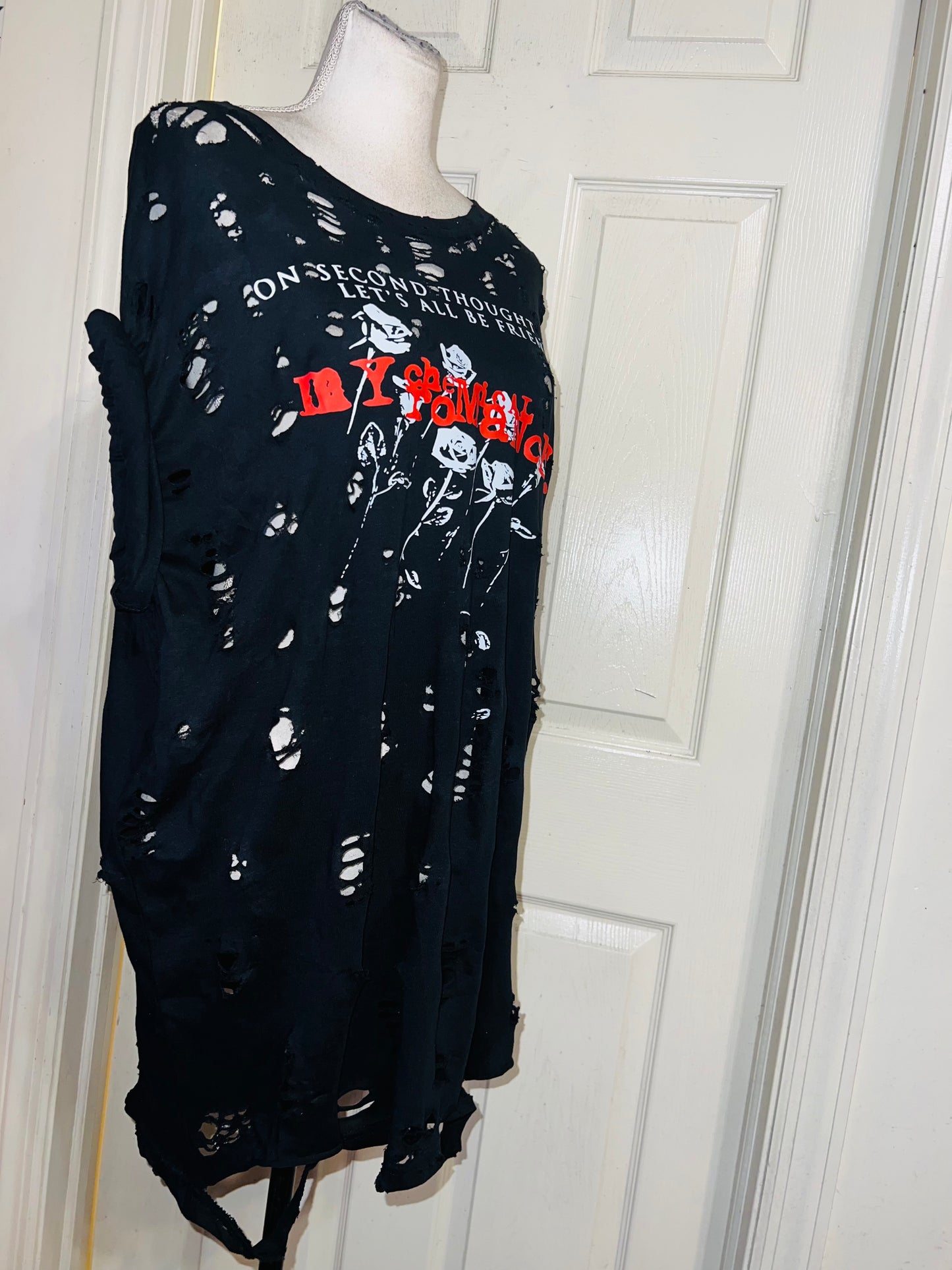 My Chemical Romance Oversized Distressed Tee