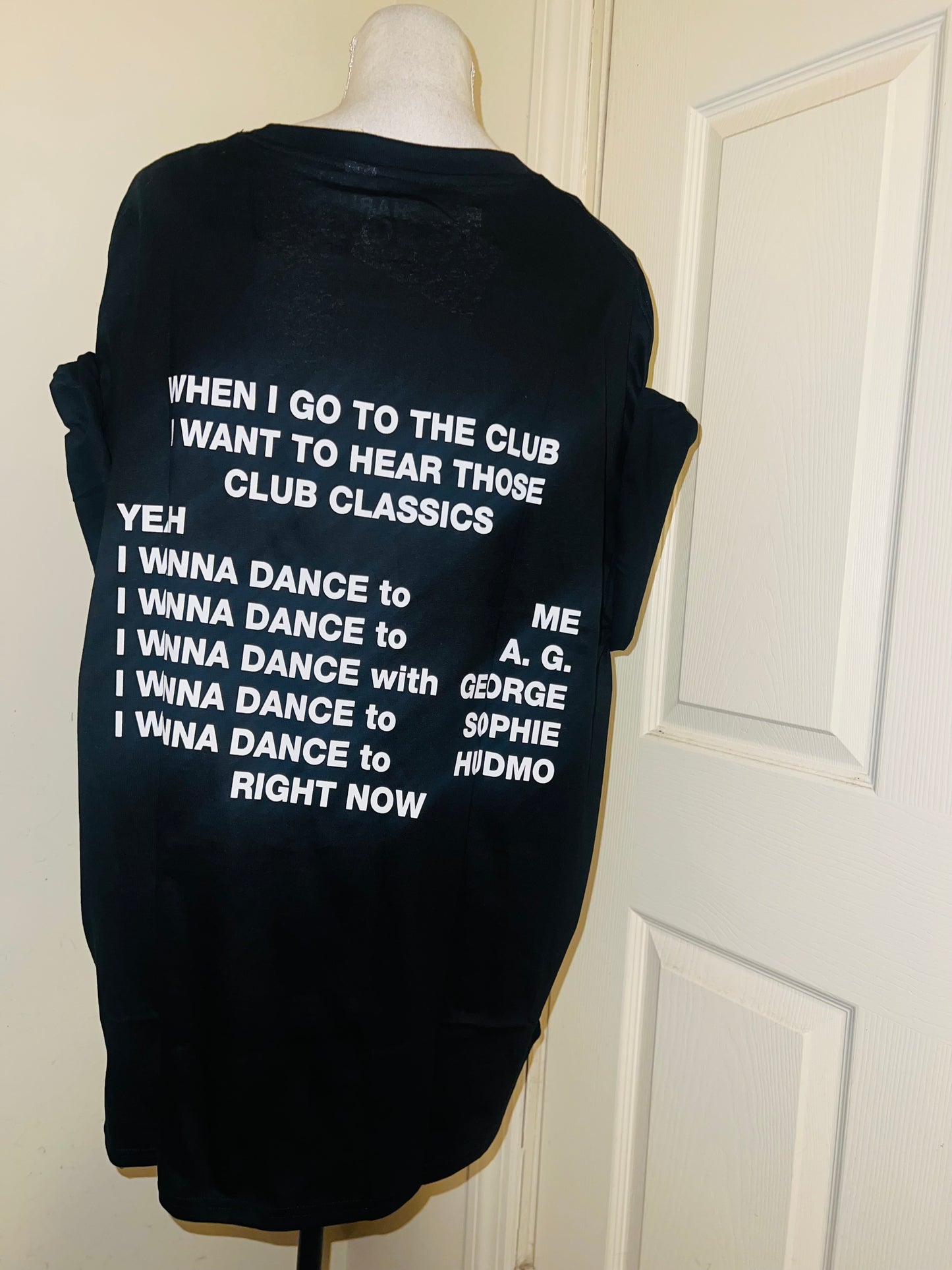 Charli XCX Double Sided Oversized Distressed Tee