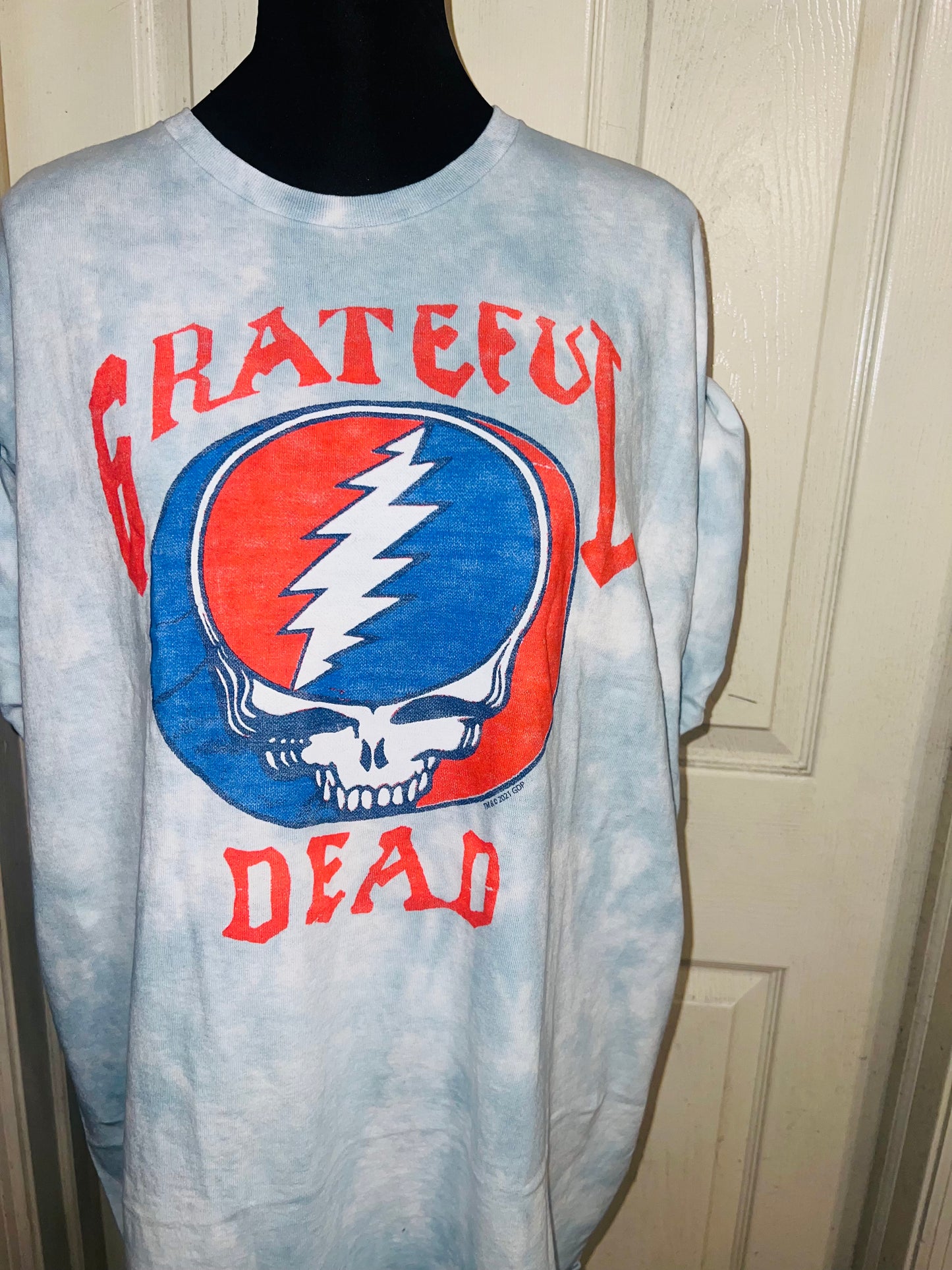 Grateful Dead Oversized Distressed Tee