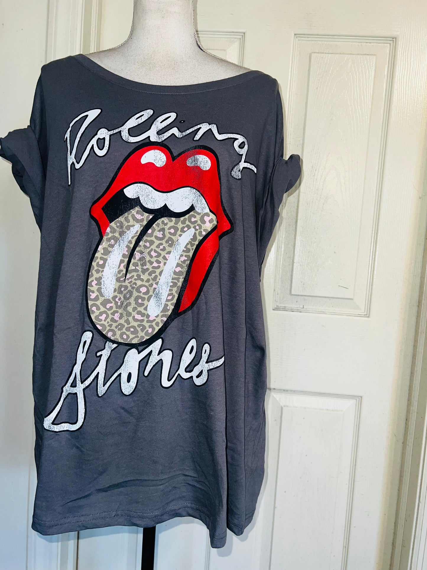 Rolling Stones Oversized Distressed Tee