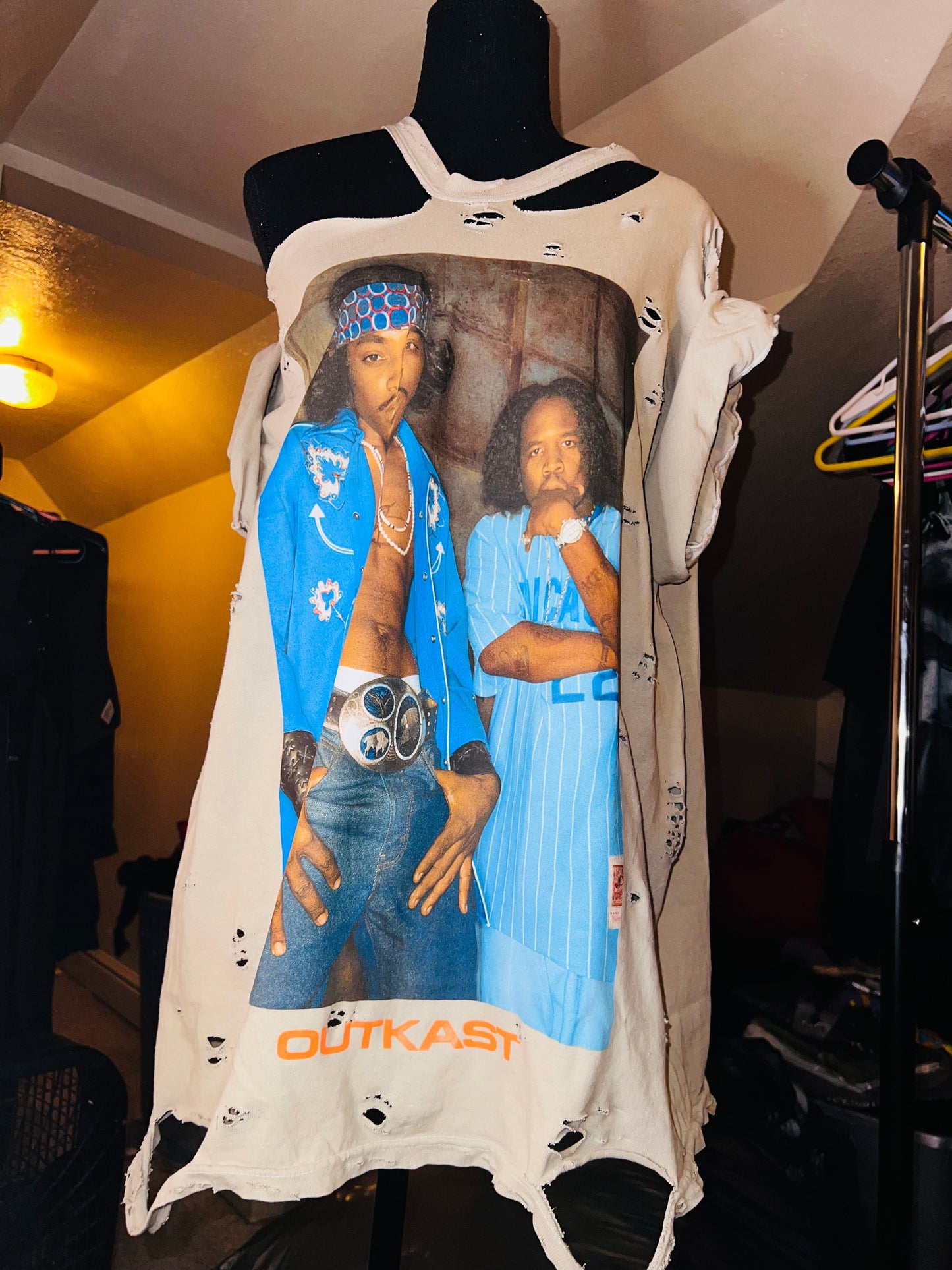 Outkast Oversized Distressed Tee