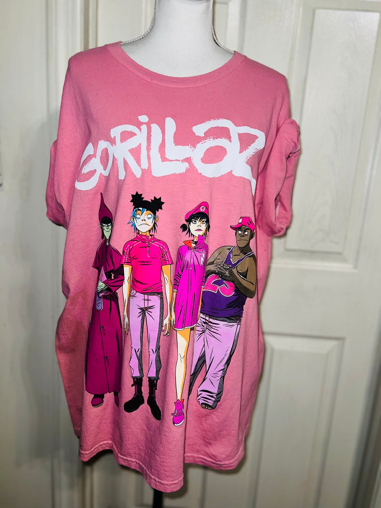 Gorillaz Oversized Distressed Tee