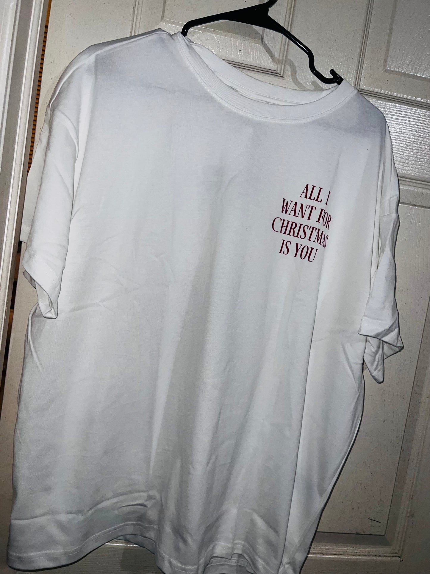 Mariah Carey Christmas Double Sided Distressed Tee