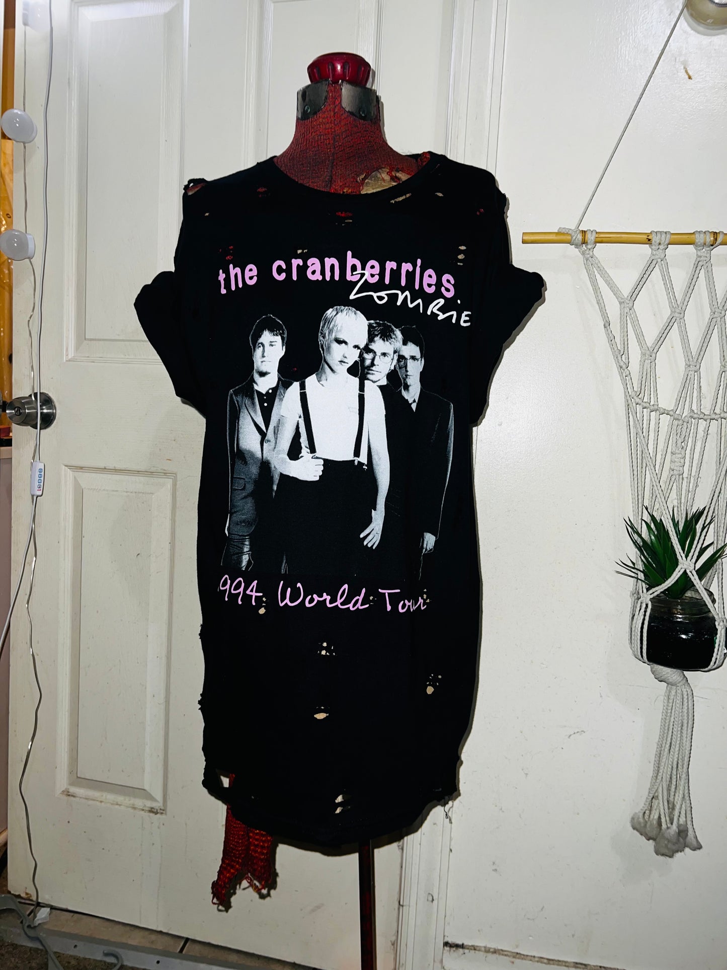 The Cranberries Oversized Distressed Tee