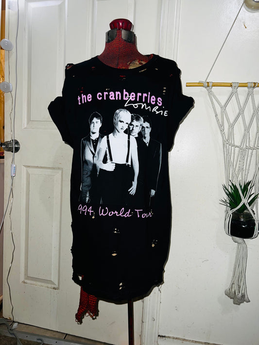 The Cranberries Oversized Distressed Tee