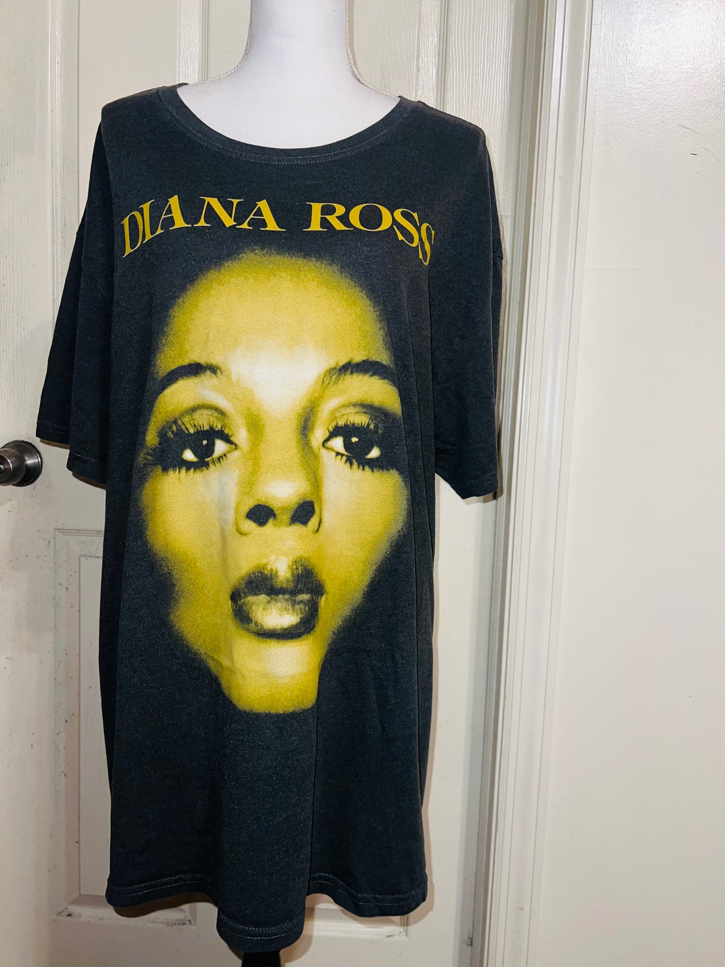 Diana Ross Double Sided Oversized Distressed Tee