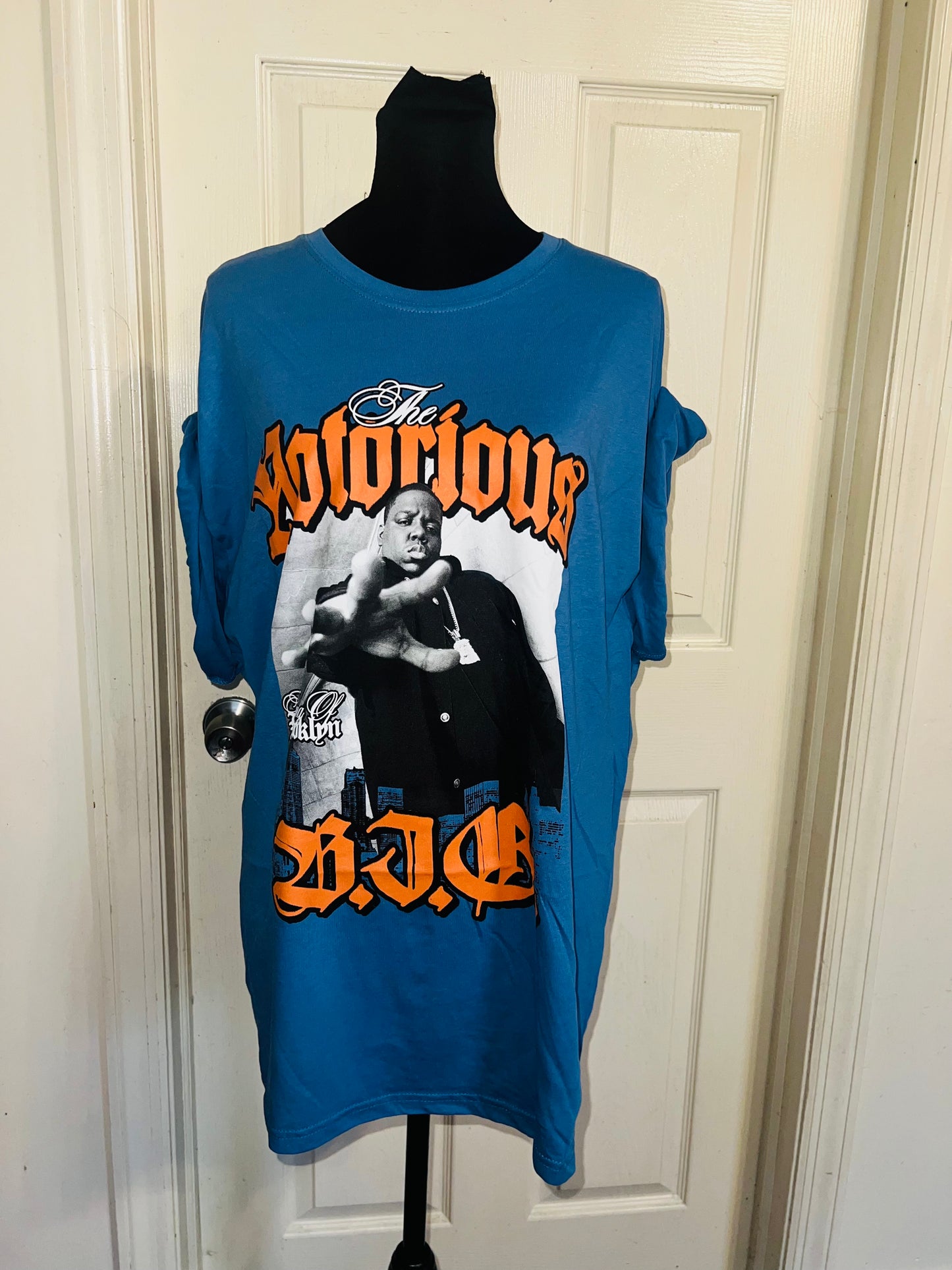 Notorious BIG Oversized Distressed Tee