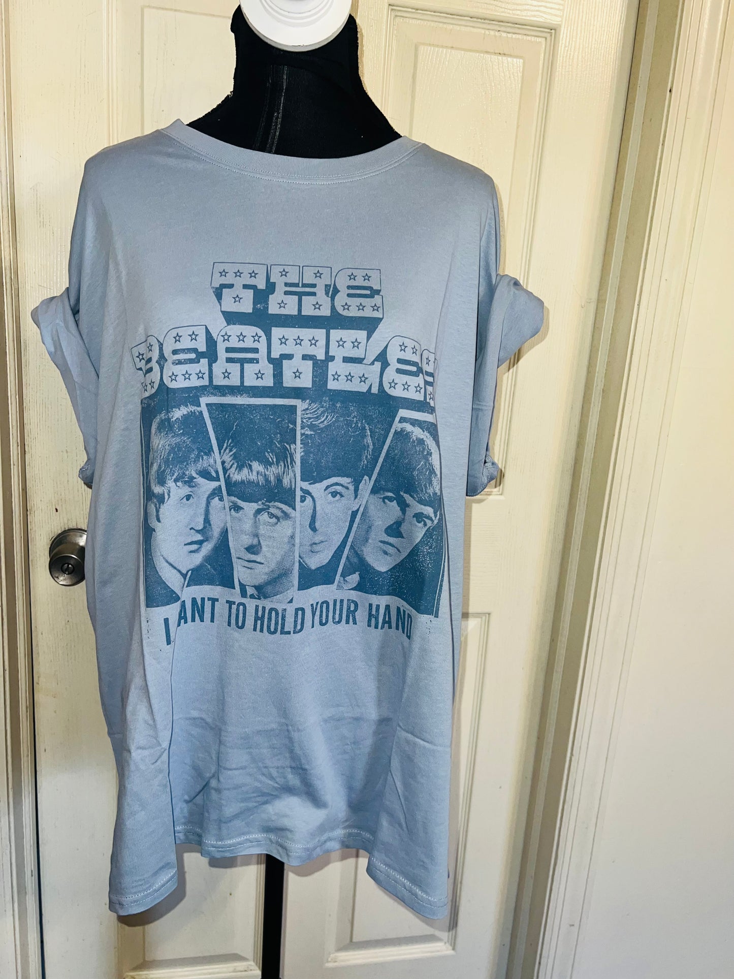 The Beatles Oversized Distressed Tee