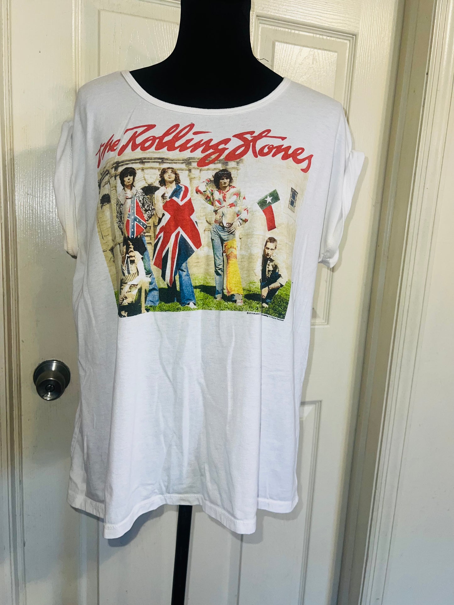 The Rolling Stones Oversized Distressed Tee