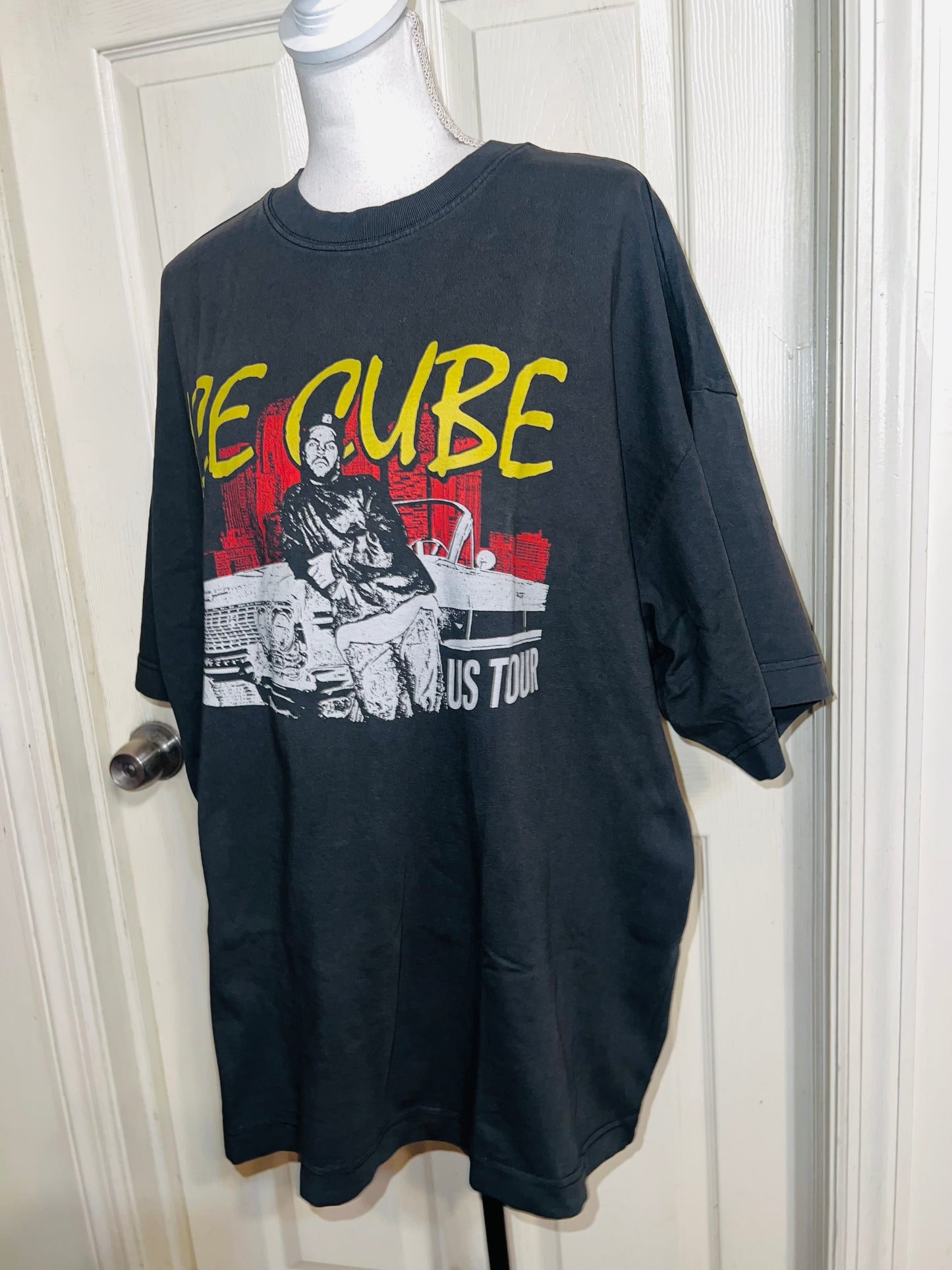 Ice Cube Double Sided Oversized Distressed Tee