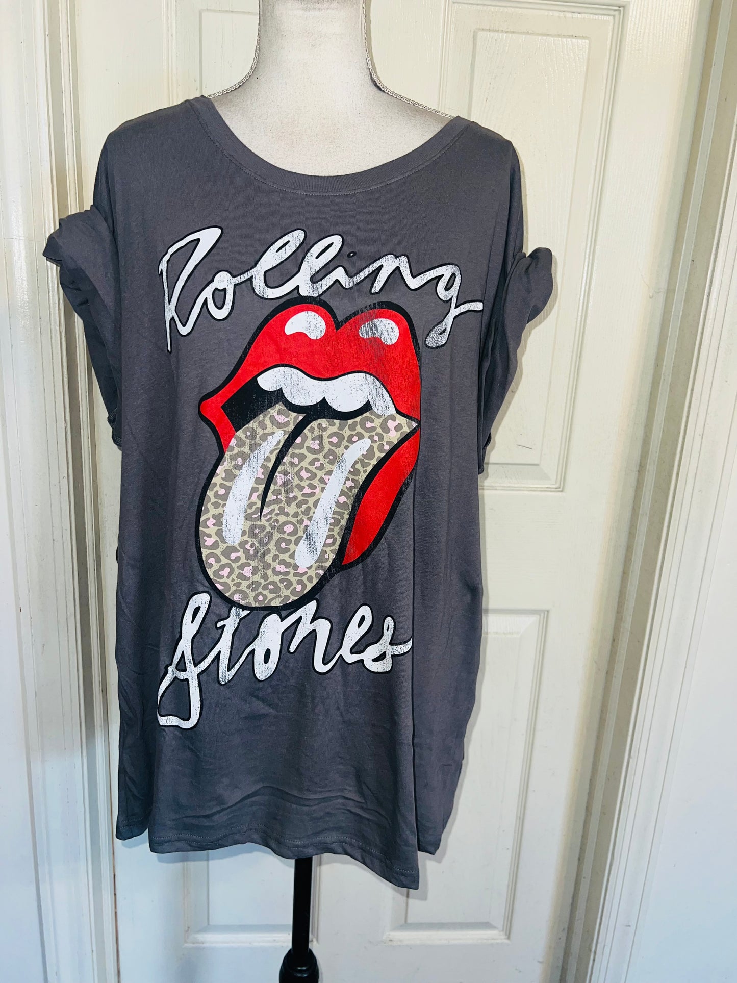 Rolling Stones Oversized Distressed Tee