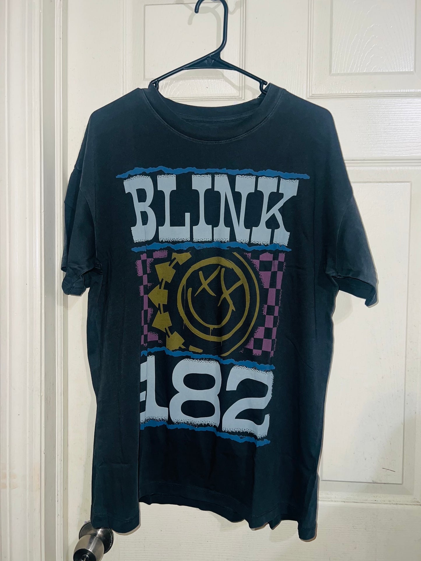 Blink 182 Oversized Distressed Tee