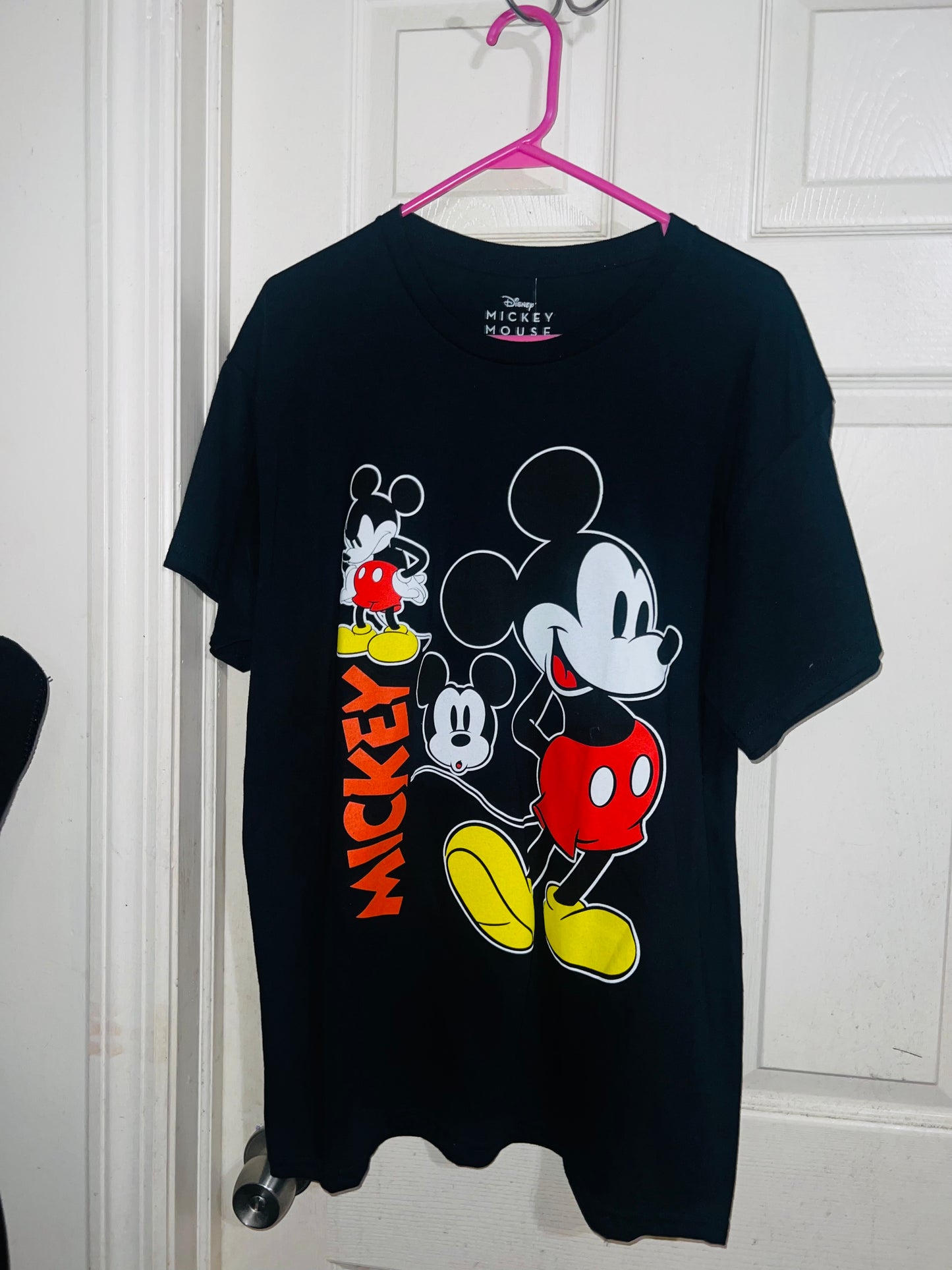 Mickey Mouse Oversized Distressed Tee