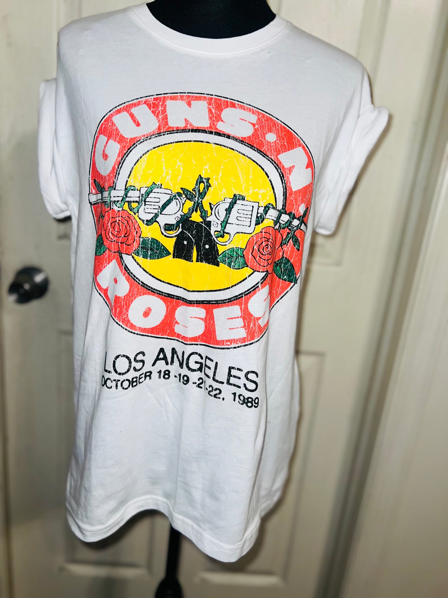 Guns n Roses Oversized Distressed Tee