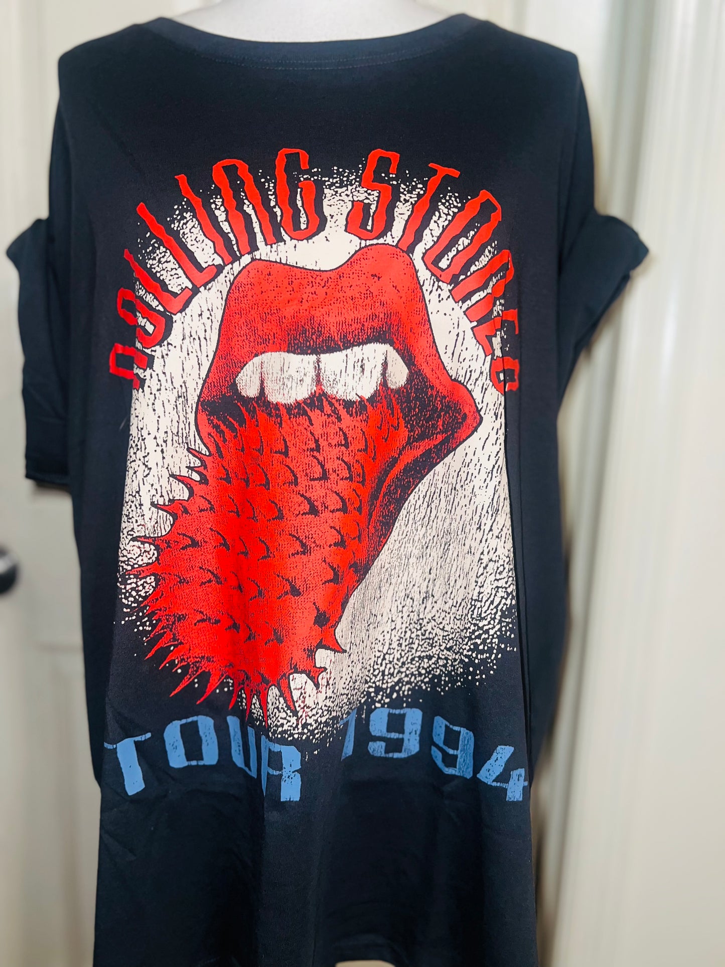 Rolling Stones Oversized Distressed Tee