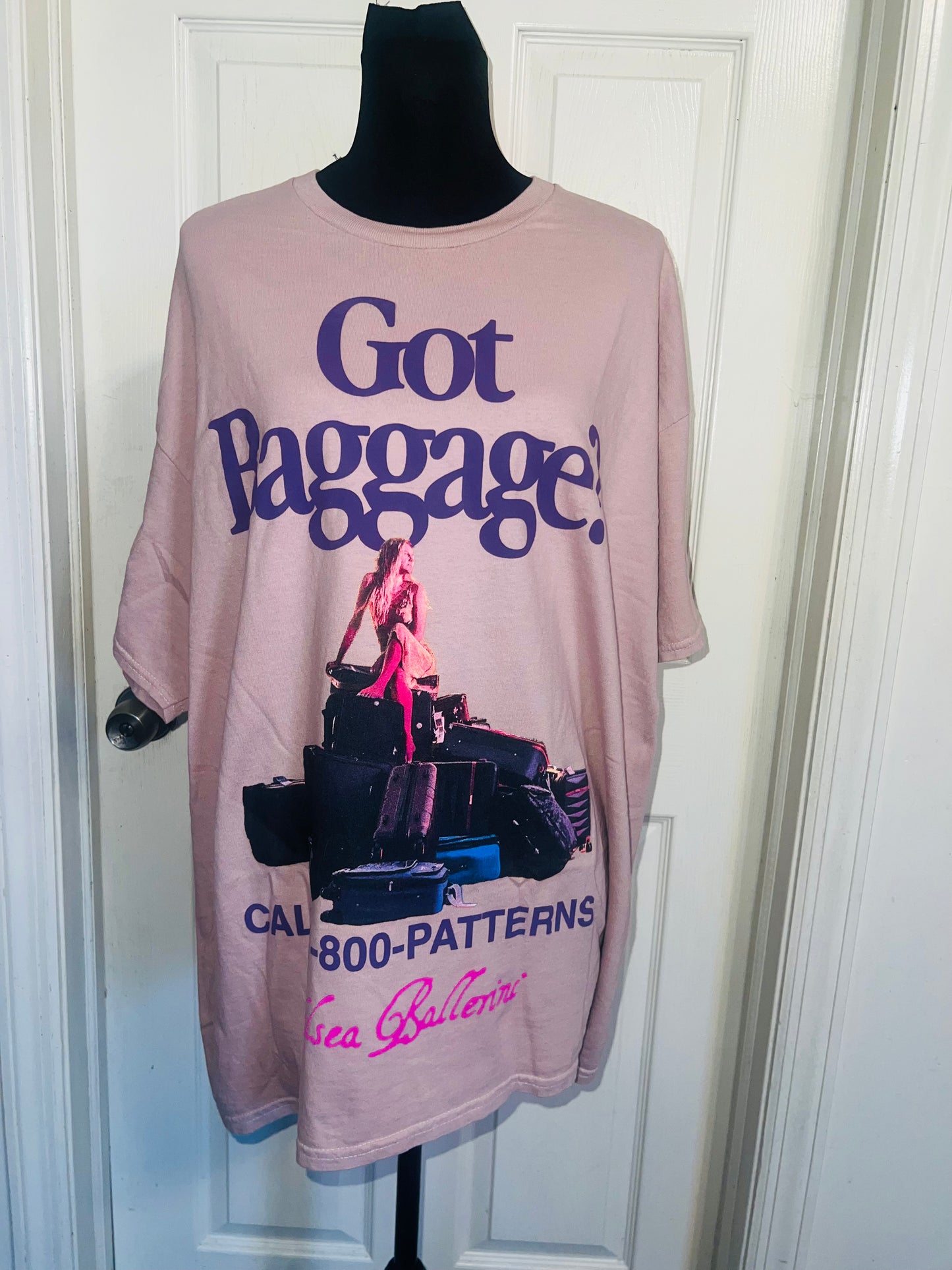 Kelsea Ballerini Oversized Distressed Tee