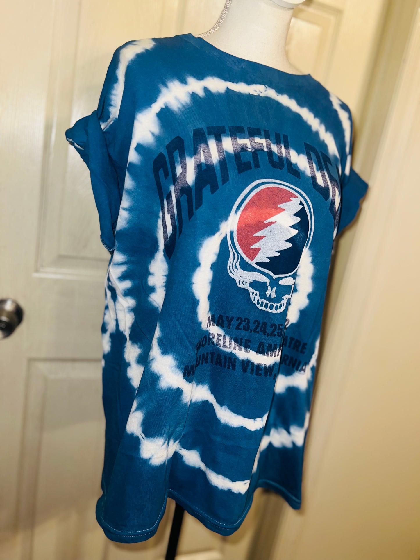 Grateful Dead Oversized Distressed Tee