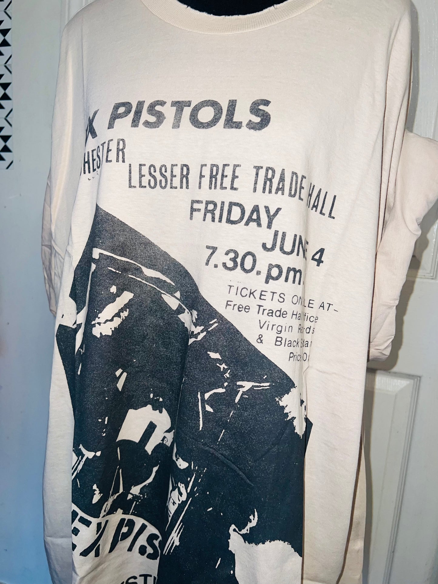 The Sex Pistols Oversized Distressed Tee