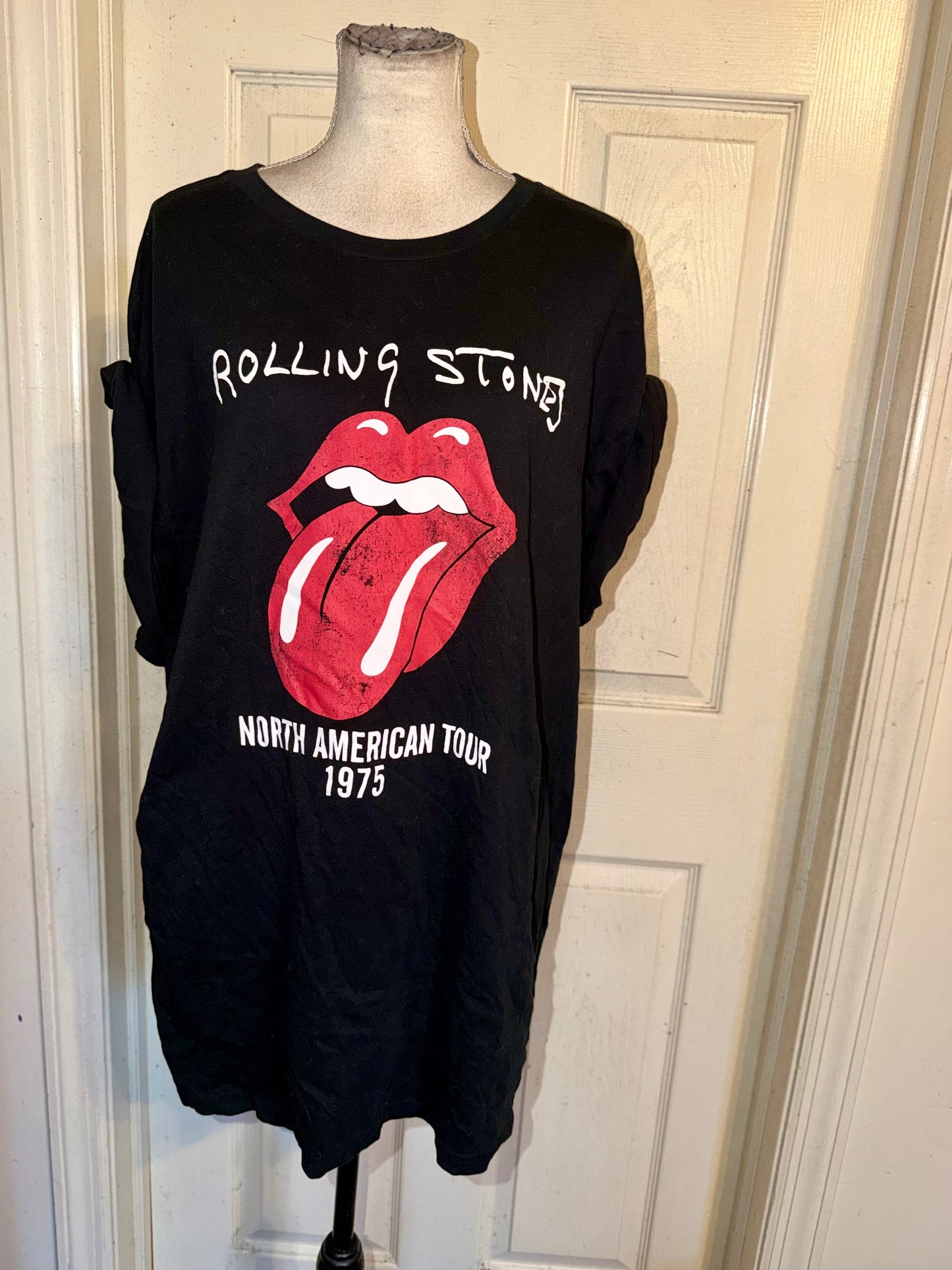 Rolling Stones Oversized Distressed Tee
