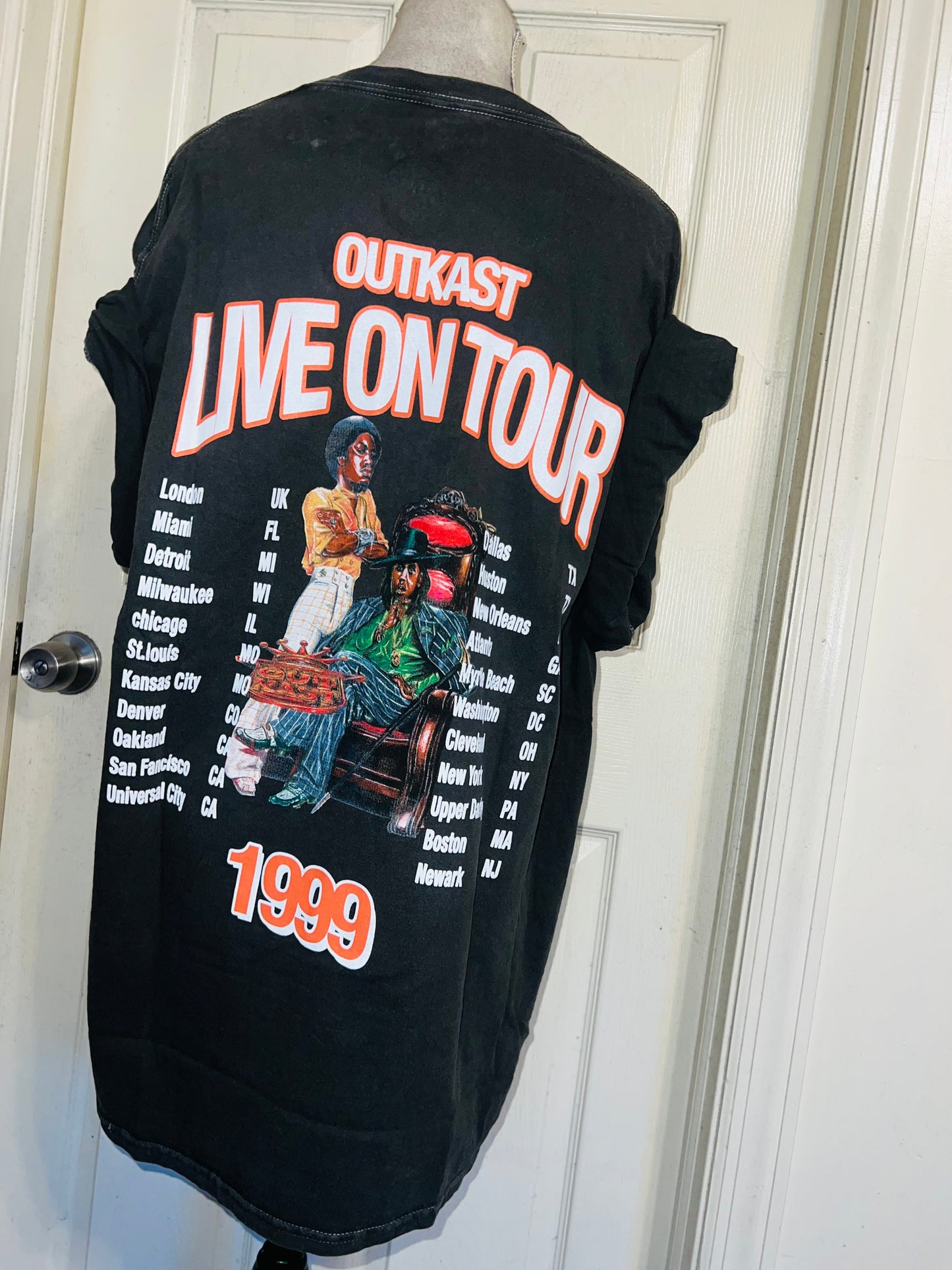OutKast Double Sided Oversized Distressed Tee