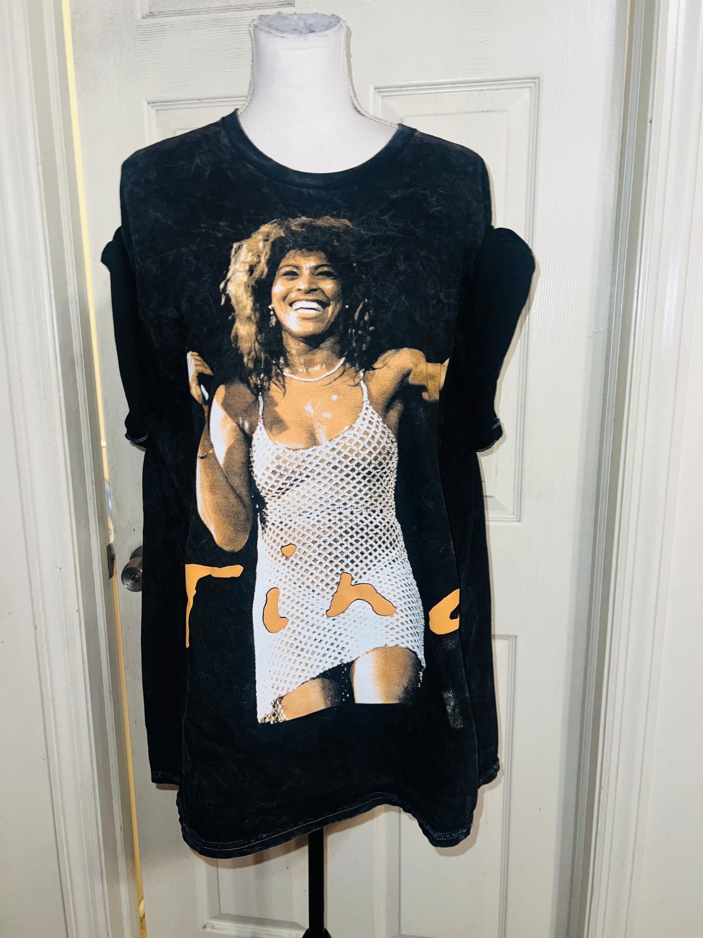 Tina Turner Oversized Distressed Tee