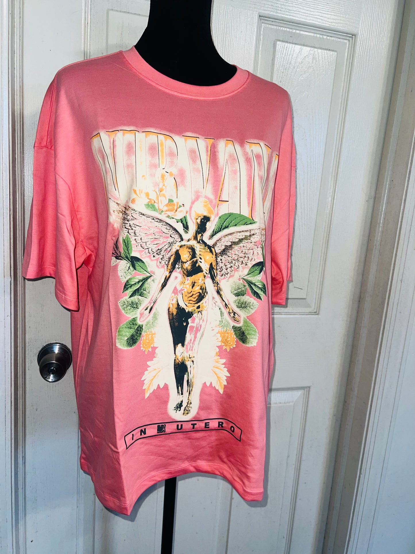 Nirvana Oversized Distressed Tee