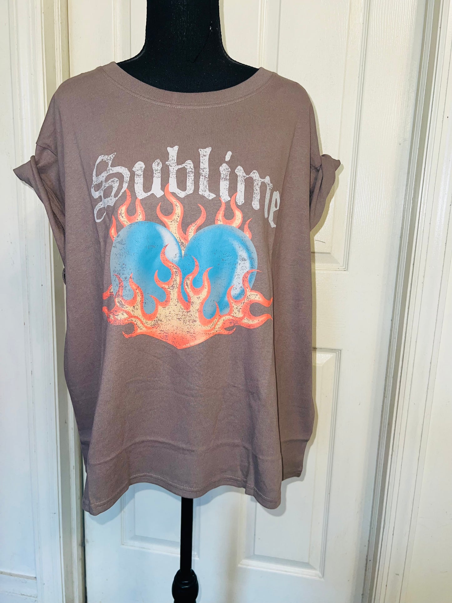Sublime Oversized Distressed Tee