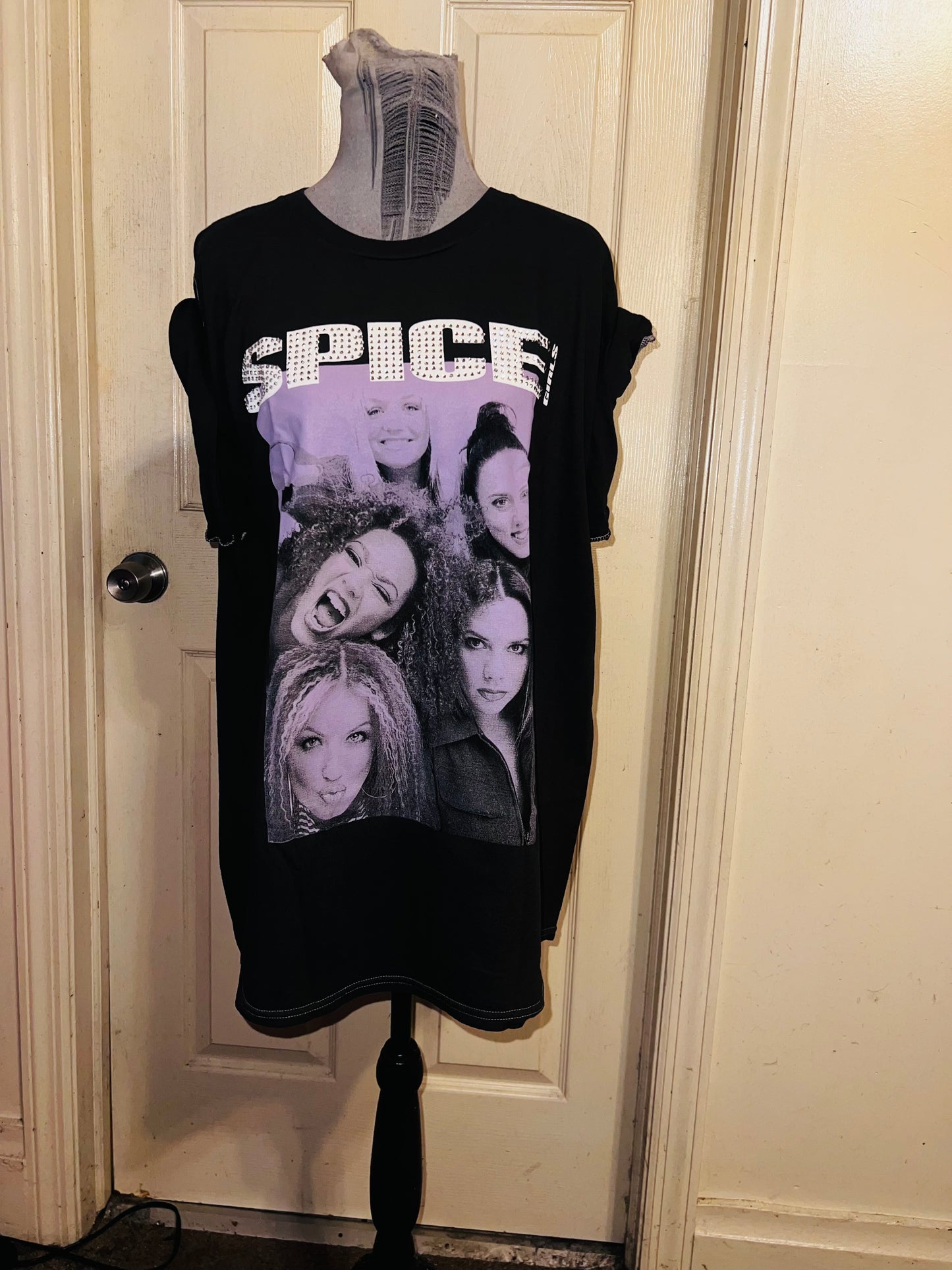 The Spice Girls Oversized Distressed Tee