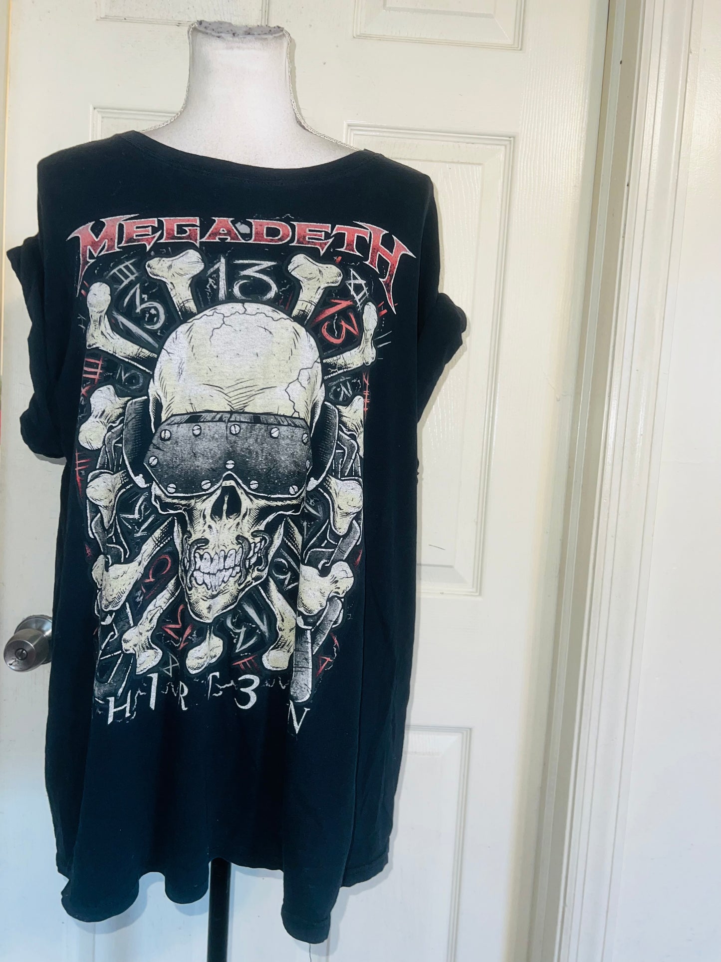 Megadeath American Vintage Oversized Distressed Tee