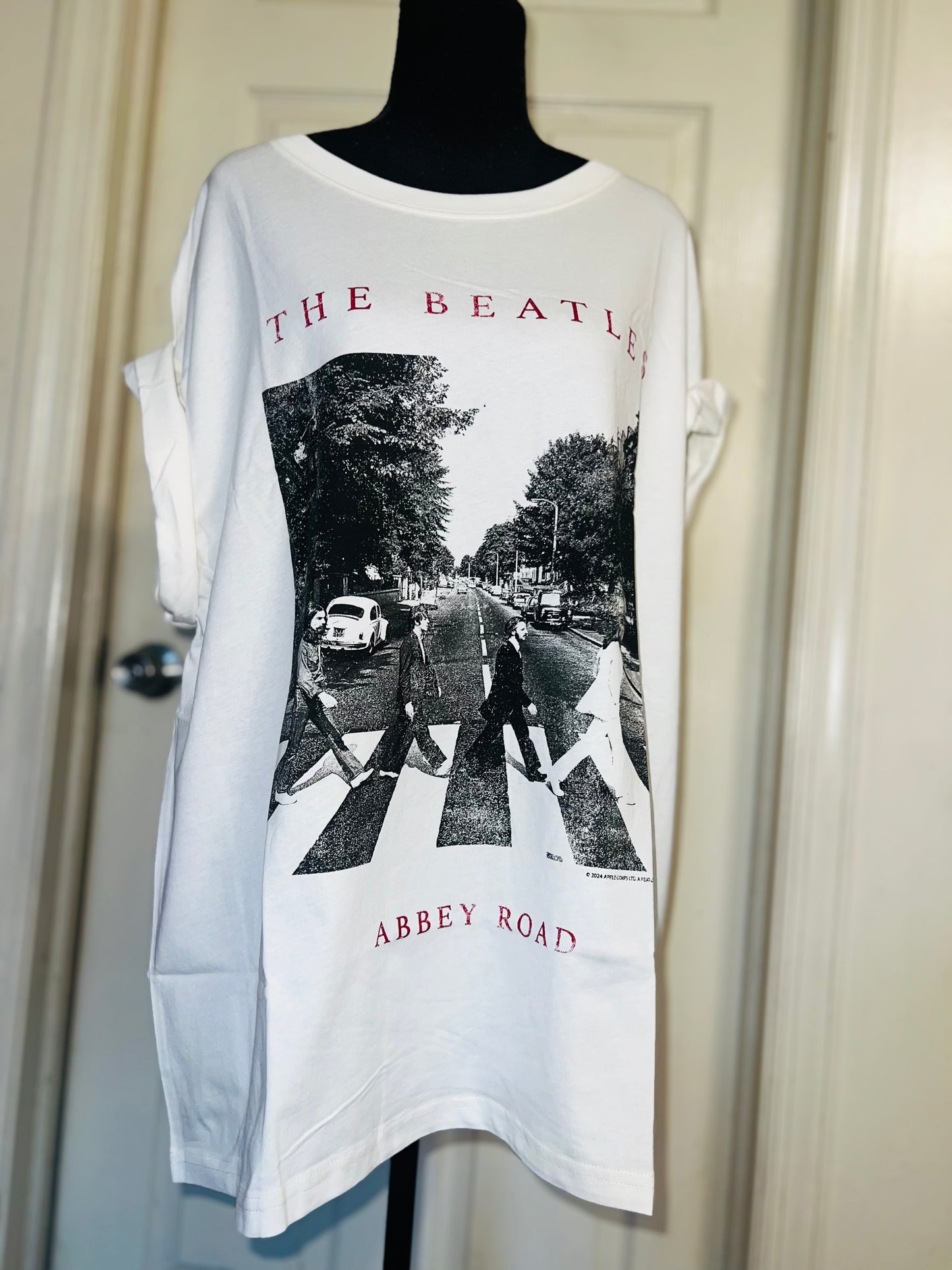 The Beatles Oversized Distressed Tee