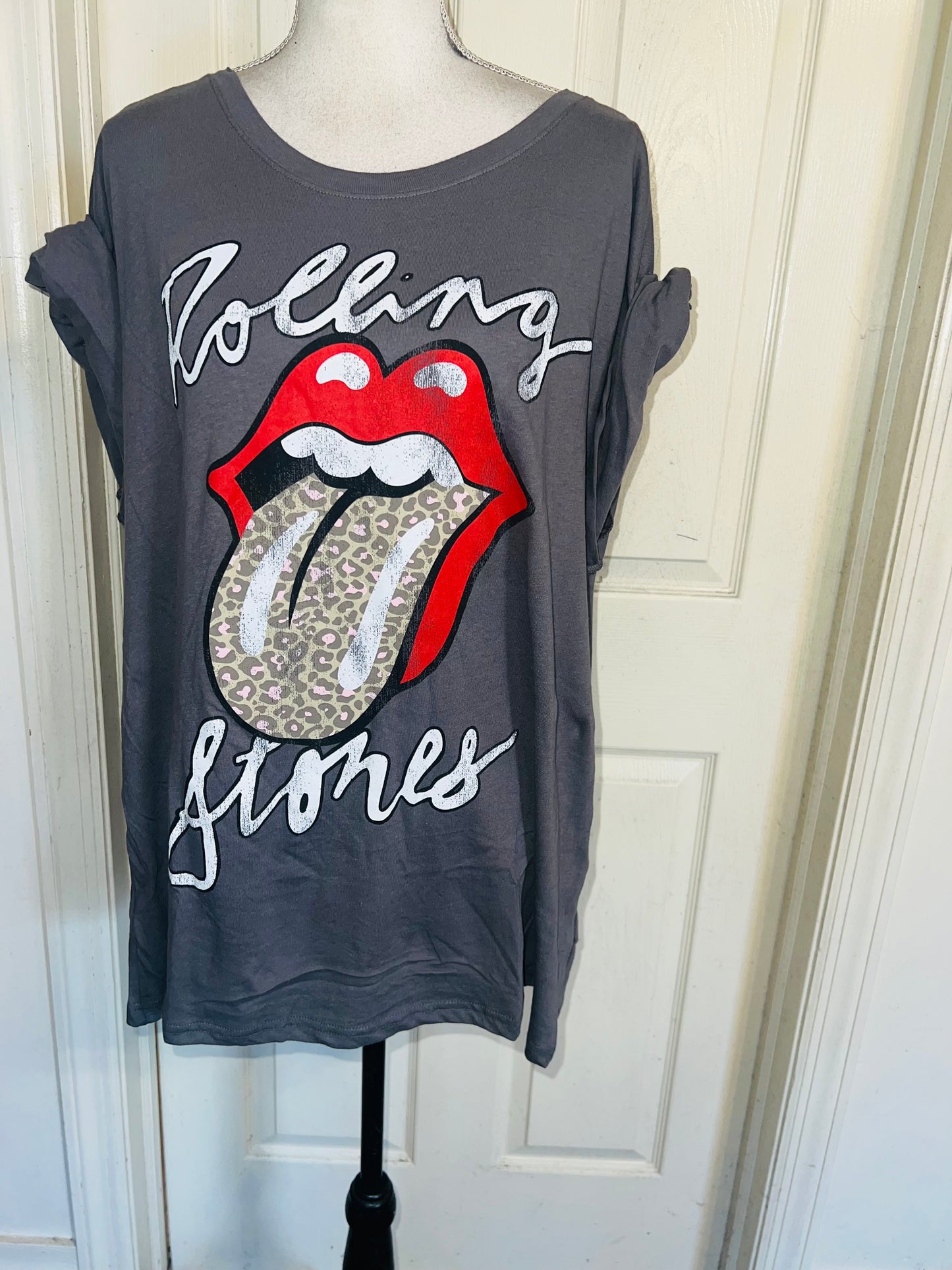 Rolling Stones Oversized Distressed Tee