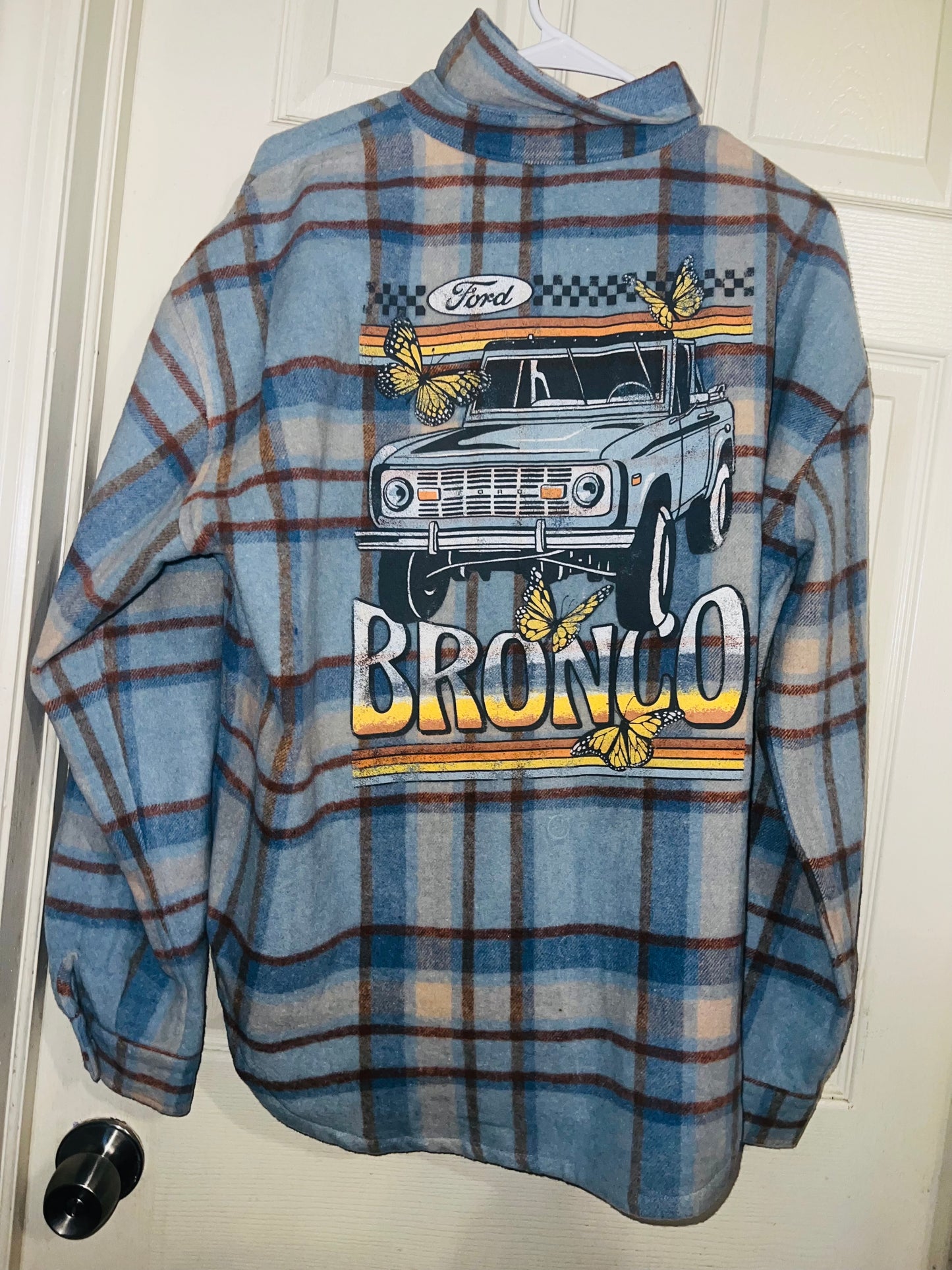 Ford Bronco Fleece Oversized Flannel