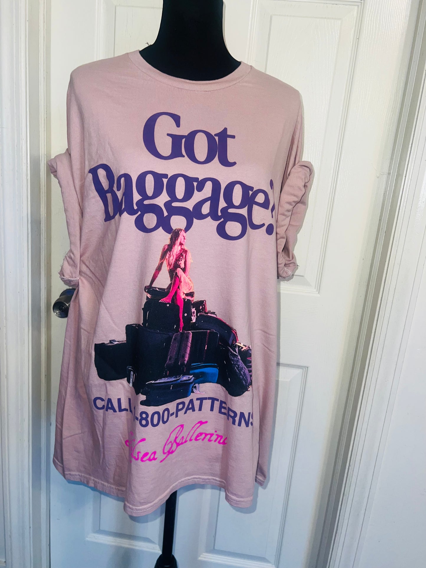 Kelsea Ballerini Oversized Distressed Tee