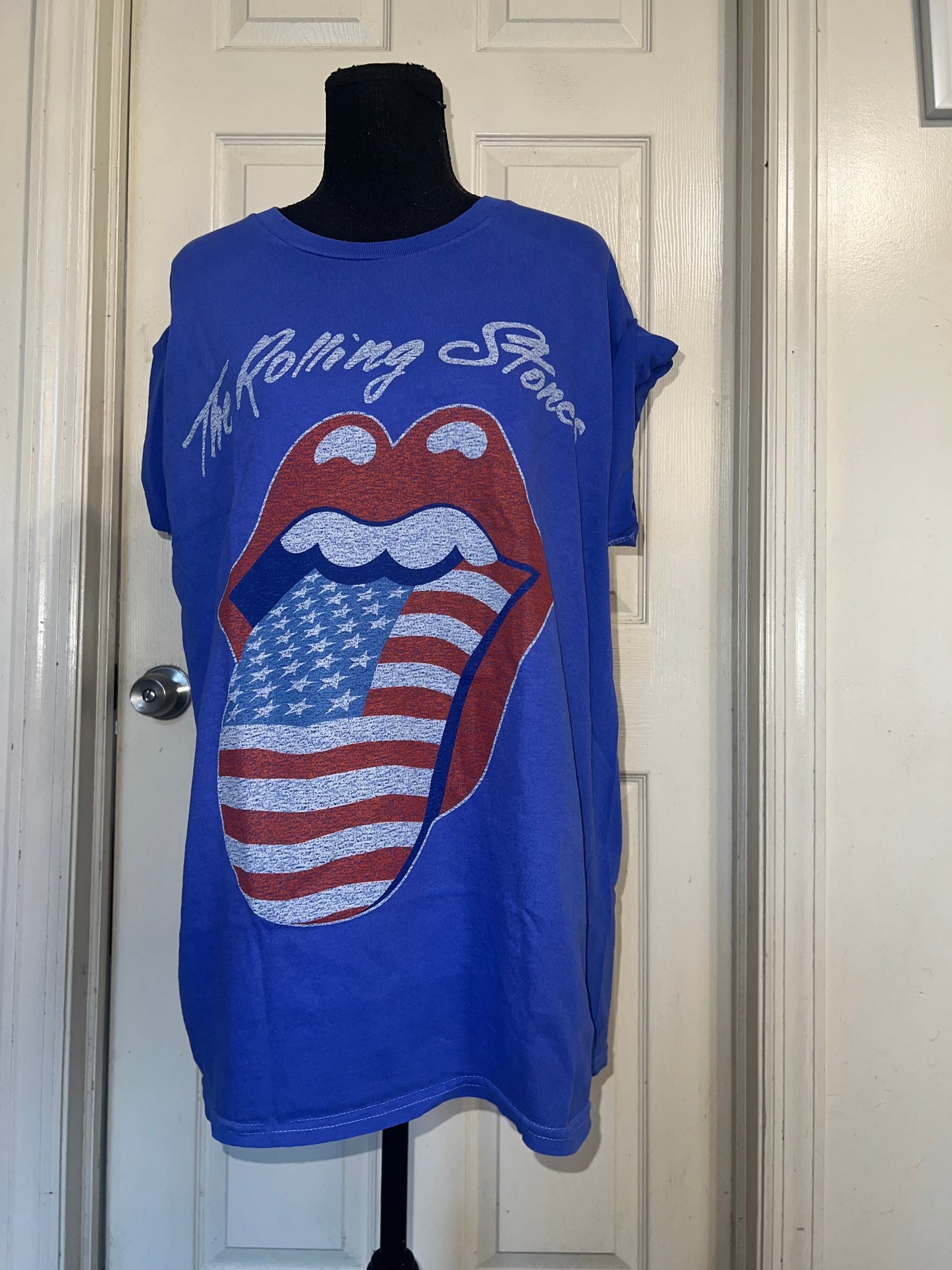 The Rolling Stones Oversized Distressed Tee