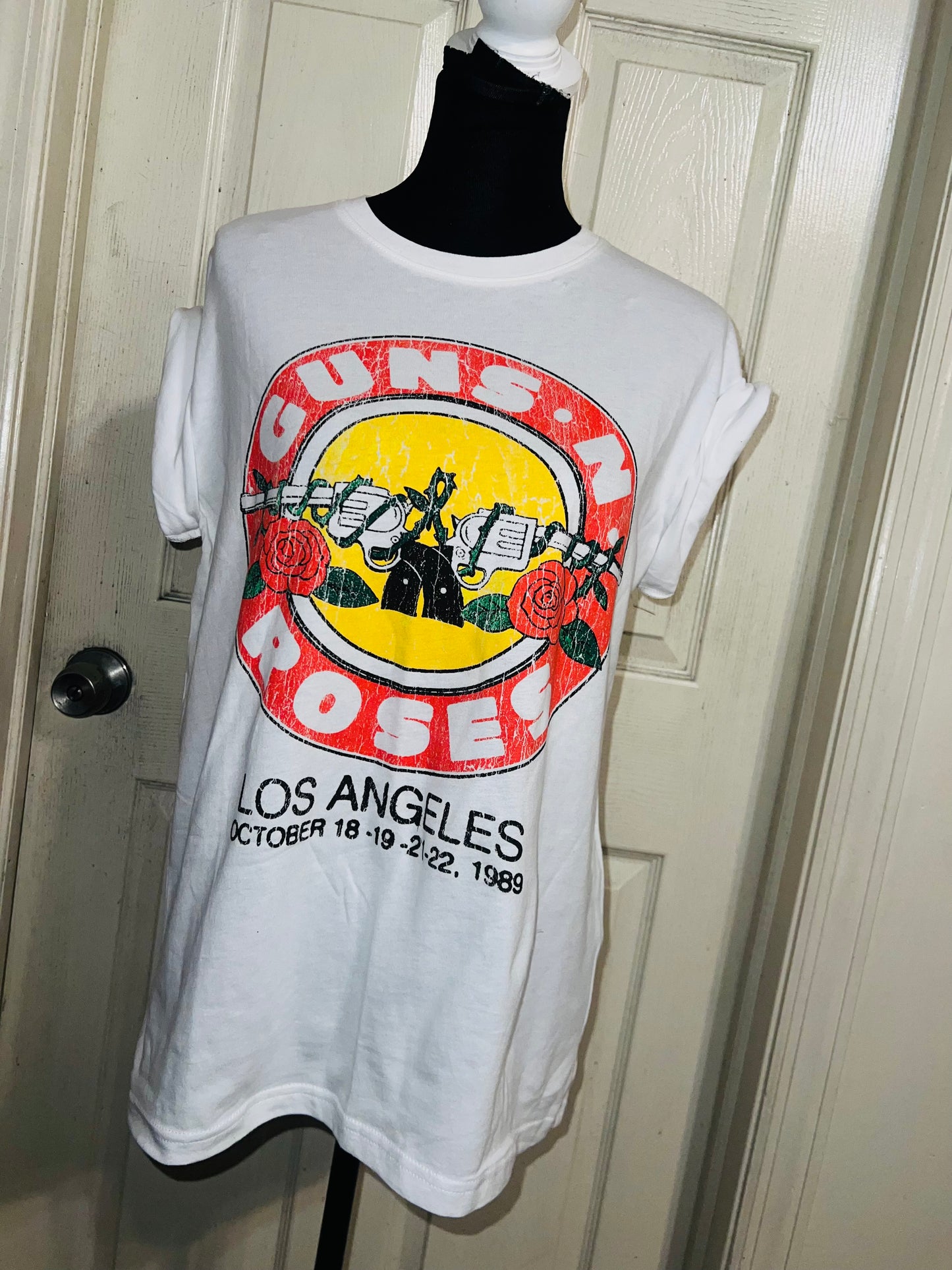 Guns n Roses Oversized Distressed Tee